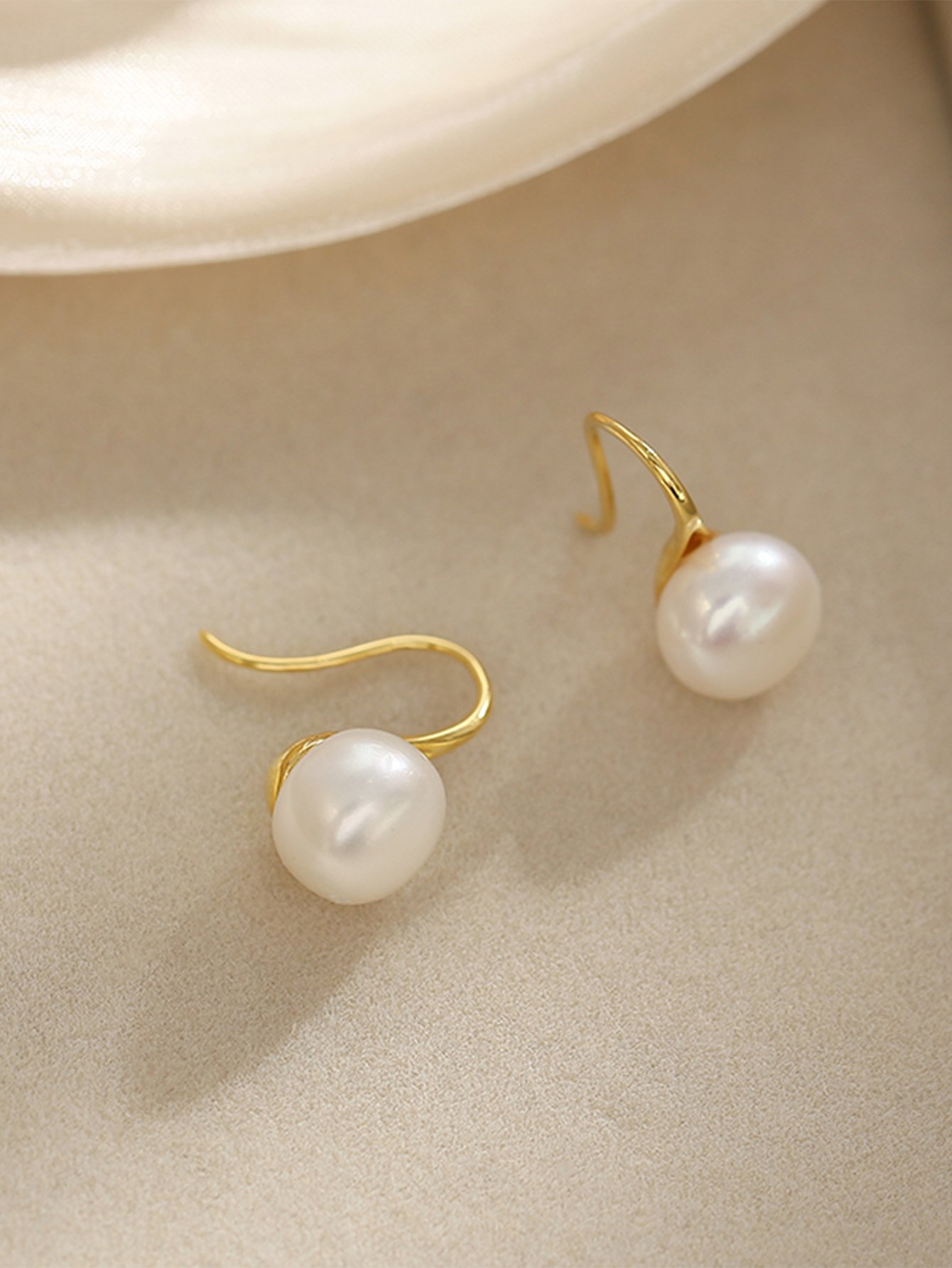Pearl Hook Earrings