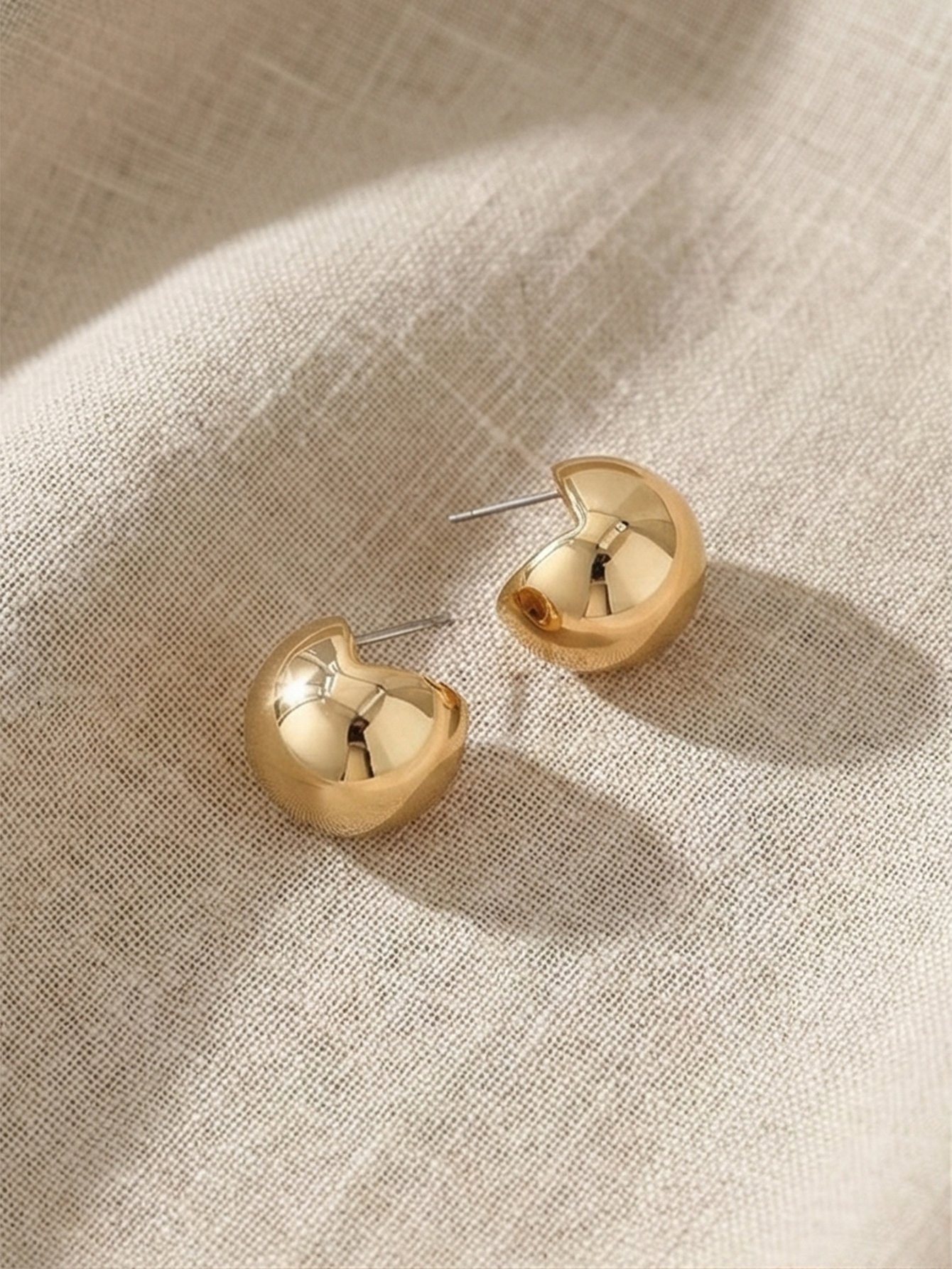 Chunky Hoop Earrings