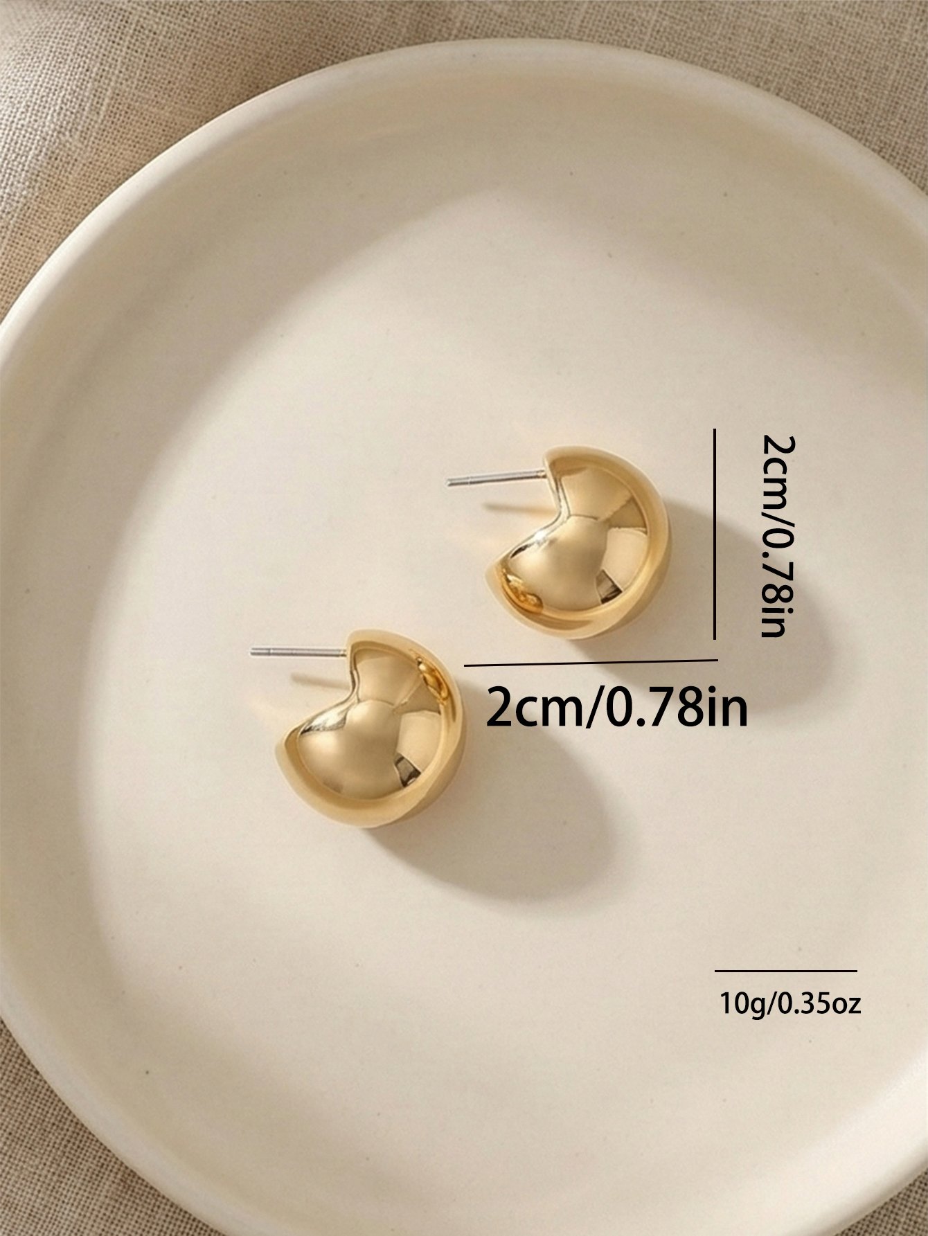 Chunky Hoop Earrings