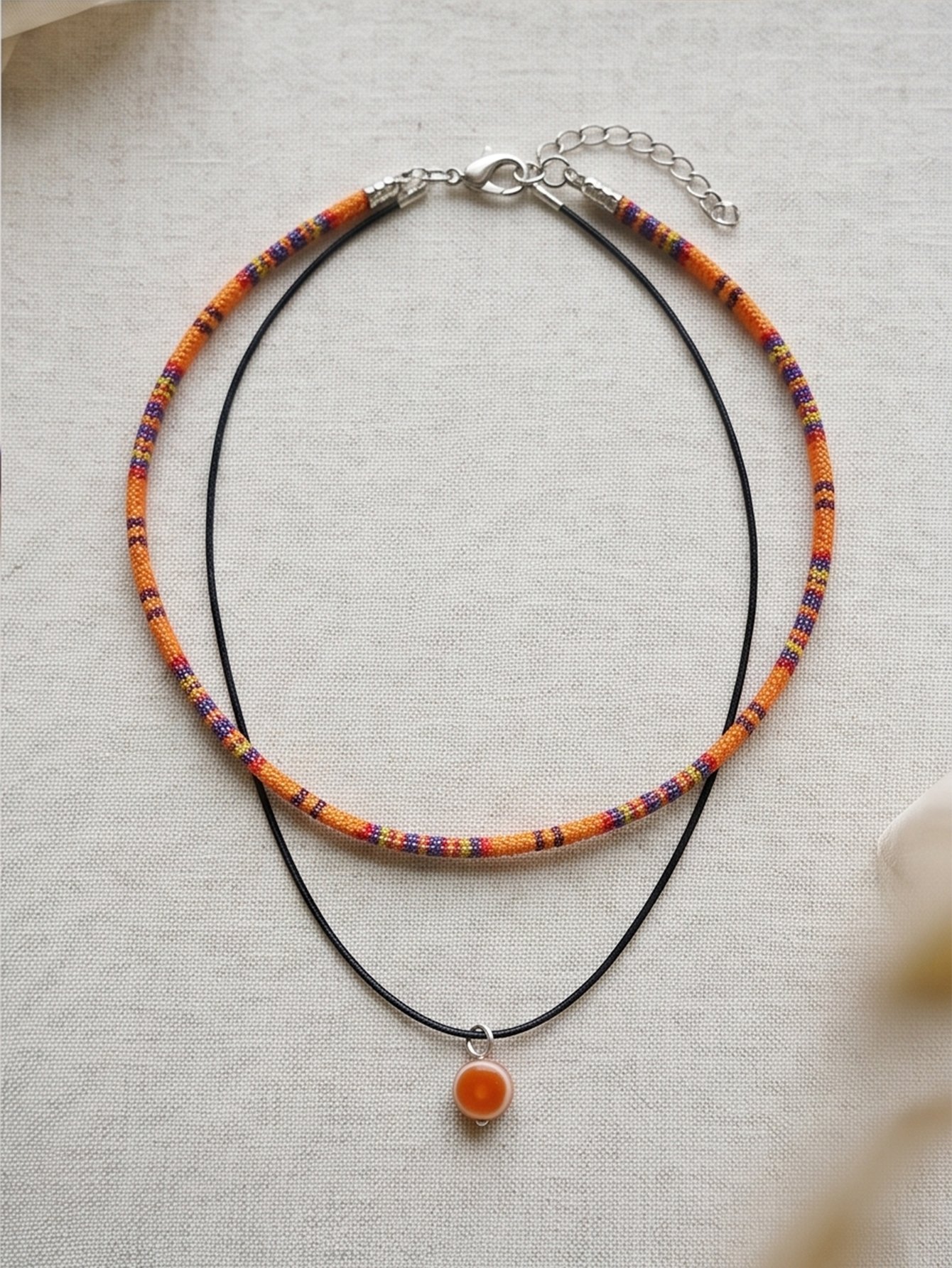 Beaded Layered Necklace