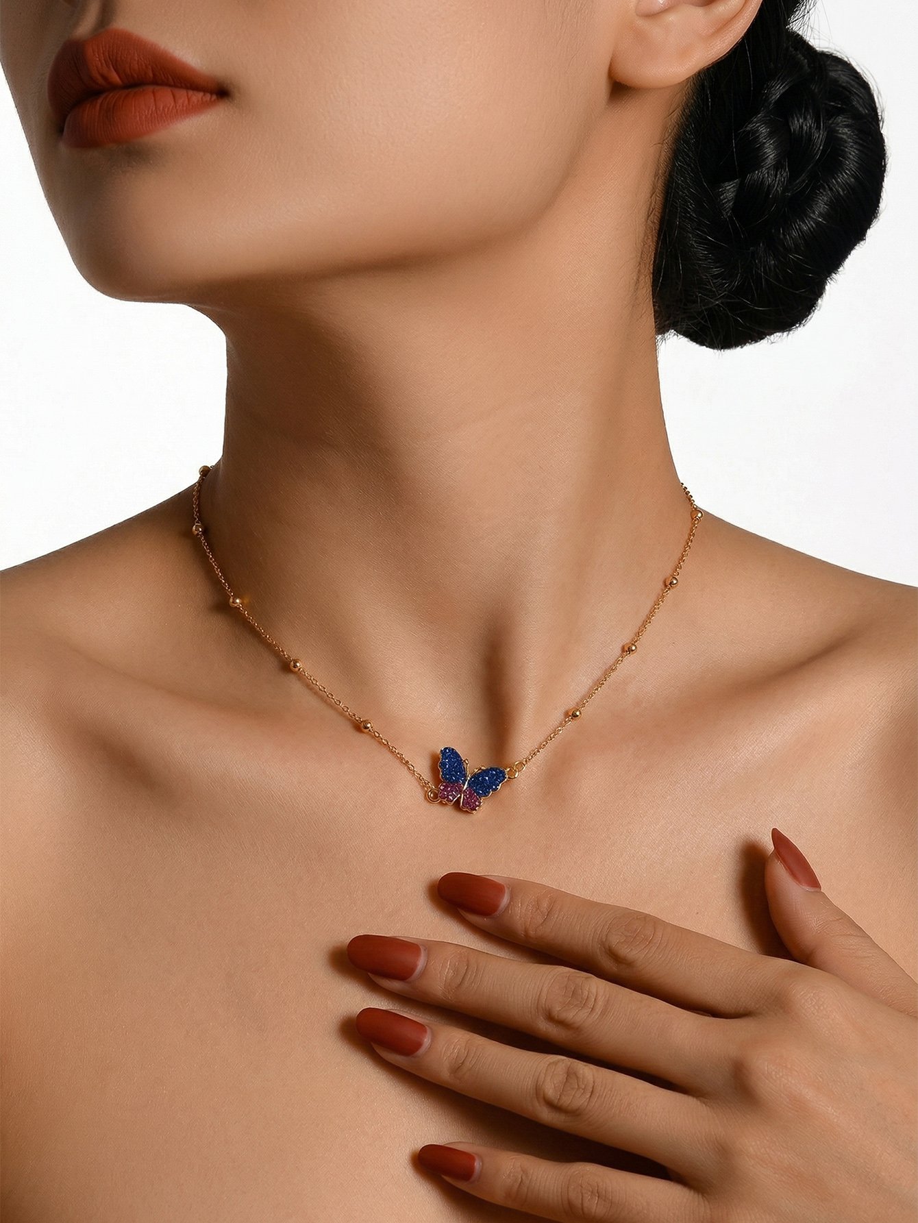 Butterfly Pendant Necklace