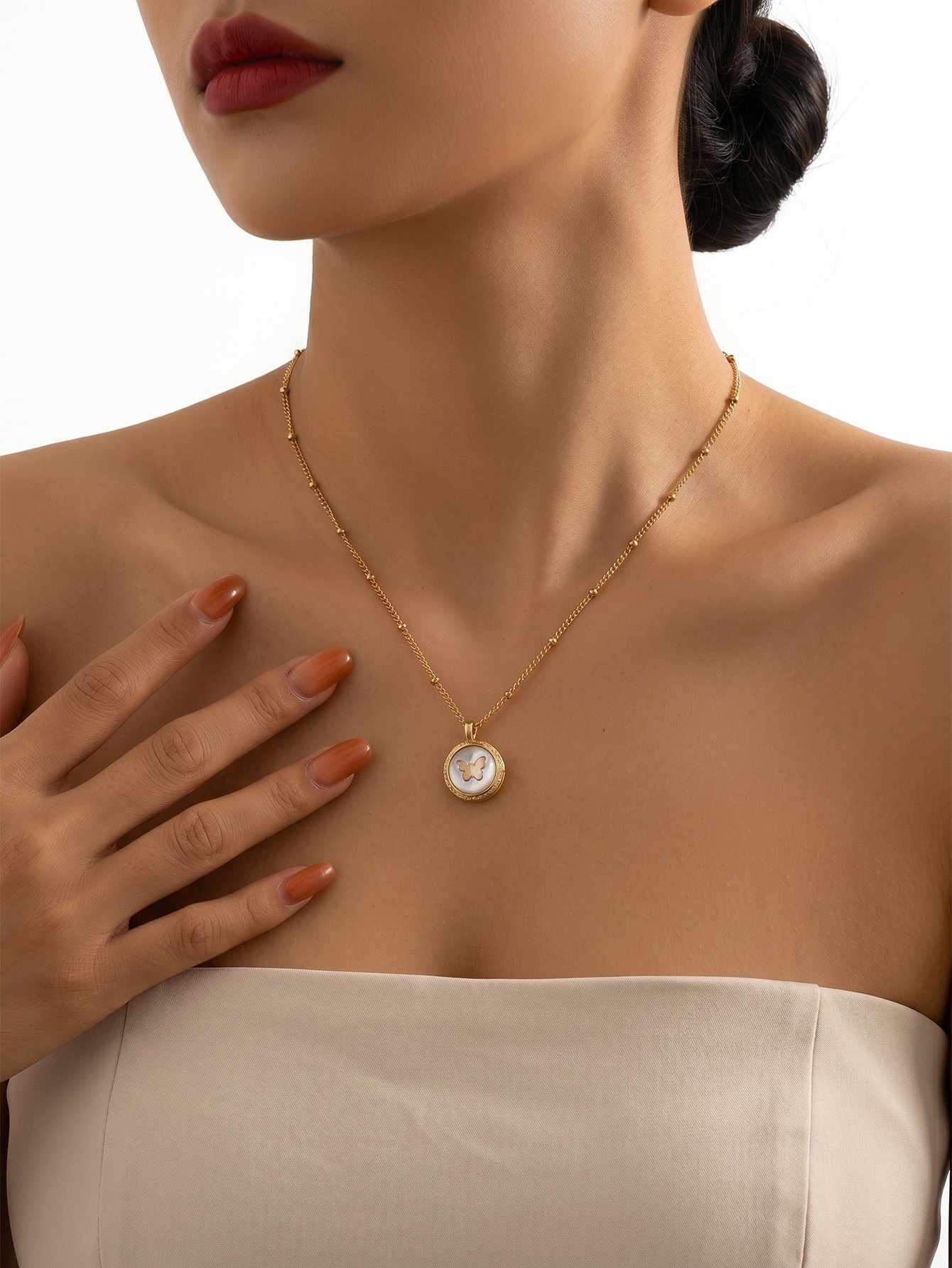Butterfly Pendant Necklace