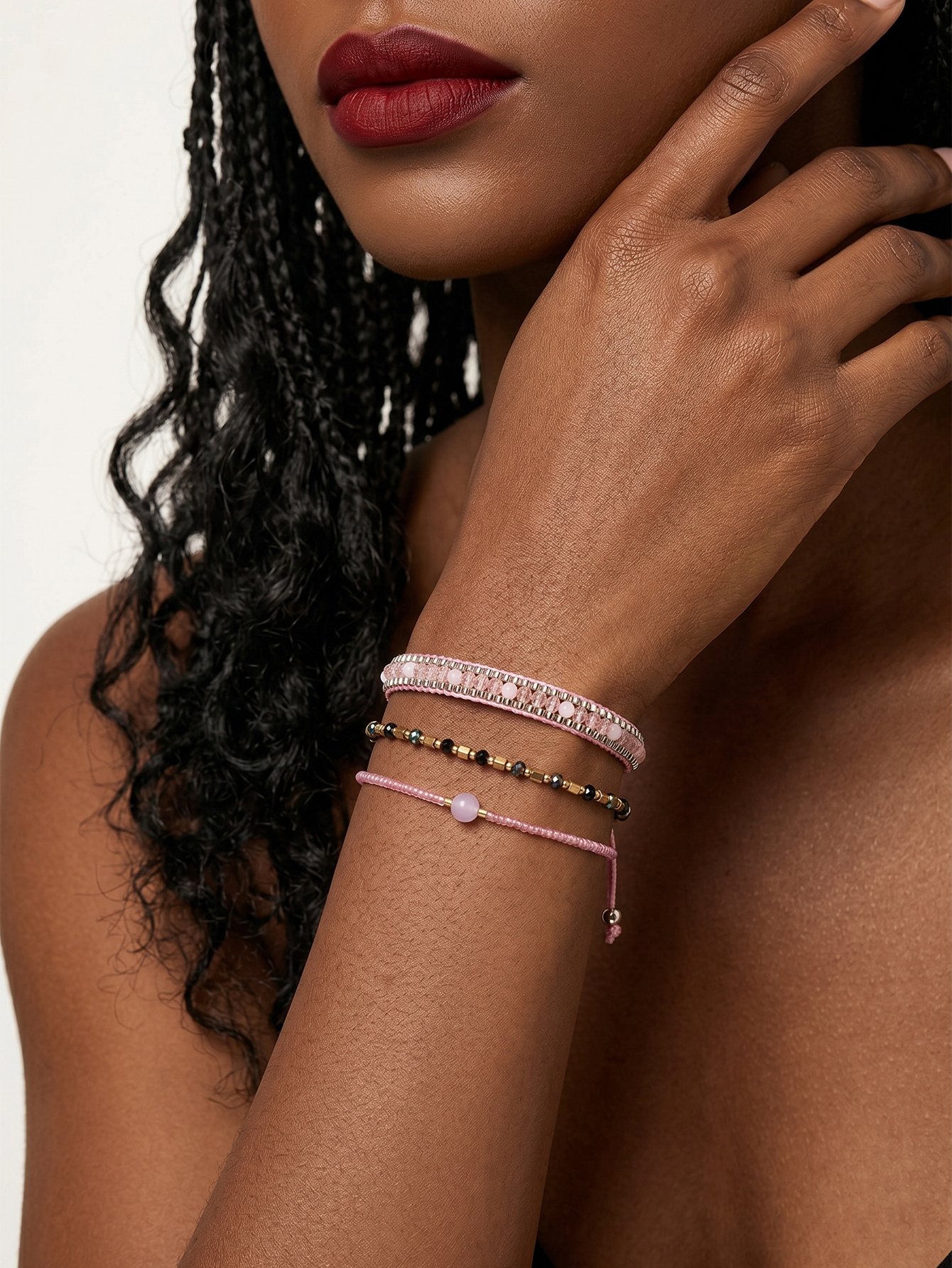Pack of 3 - Multi-Color Bead Bracelets