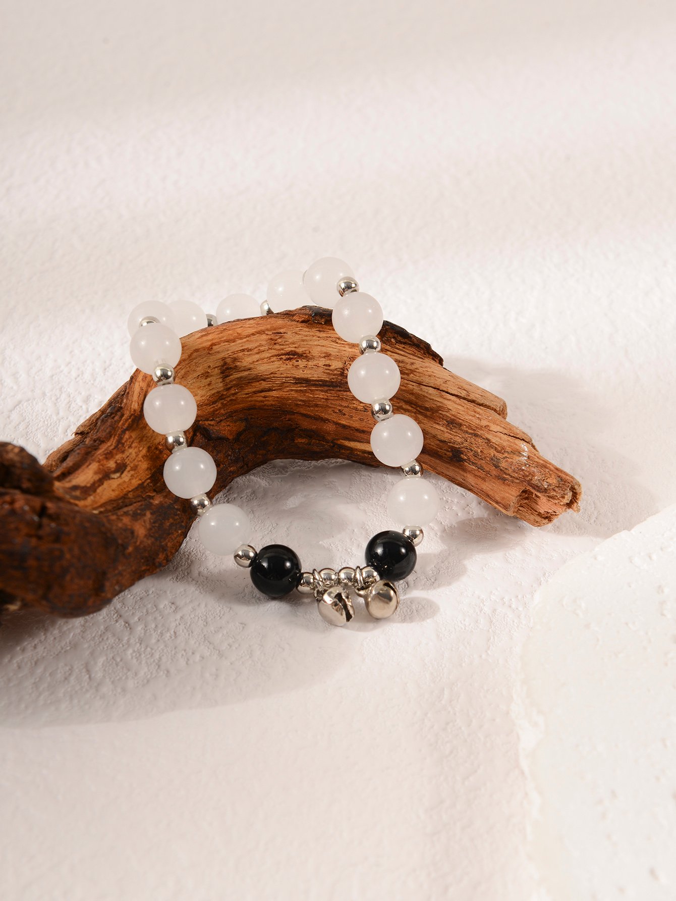 1PC Color Block Beaded Stretch Bracelet