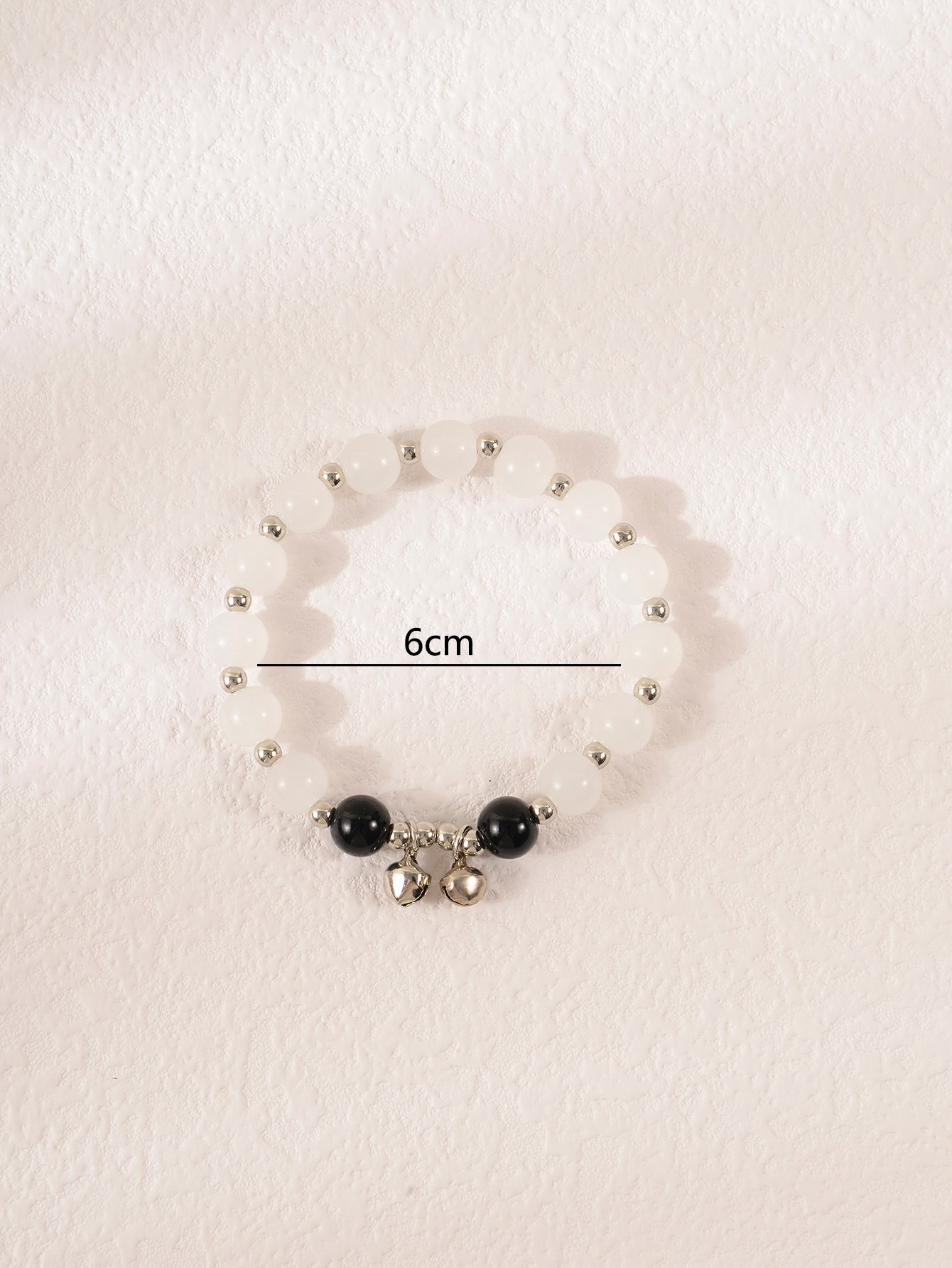1PC Color Block Beaded Stretch Bracelet