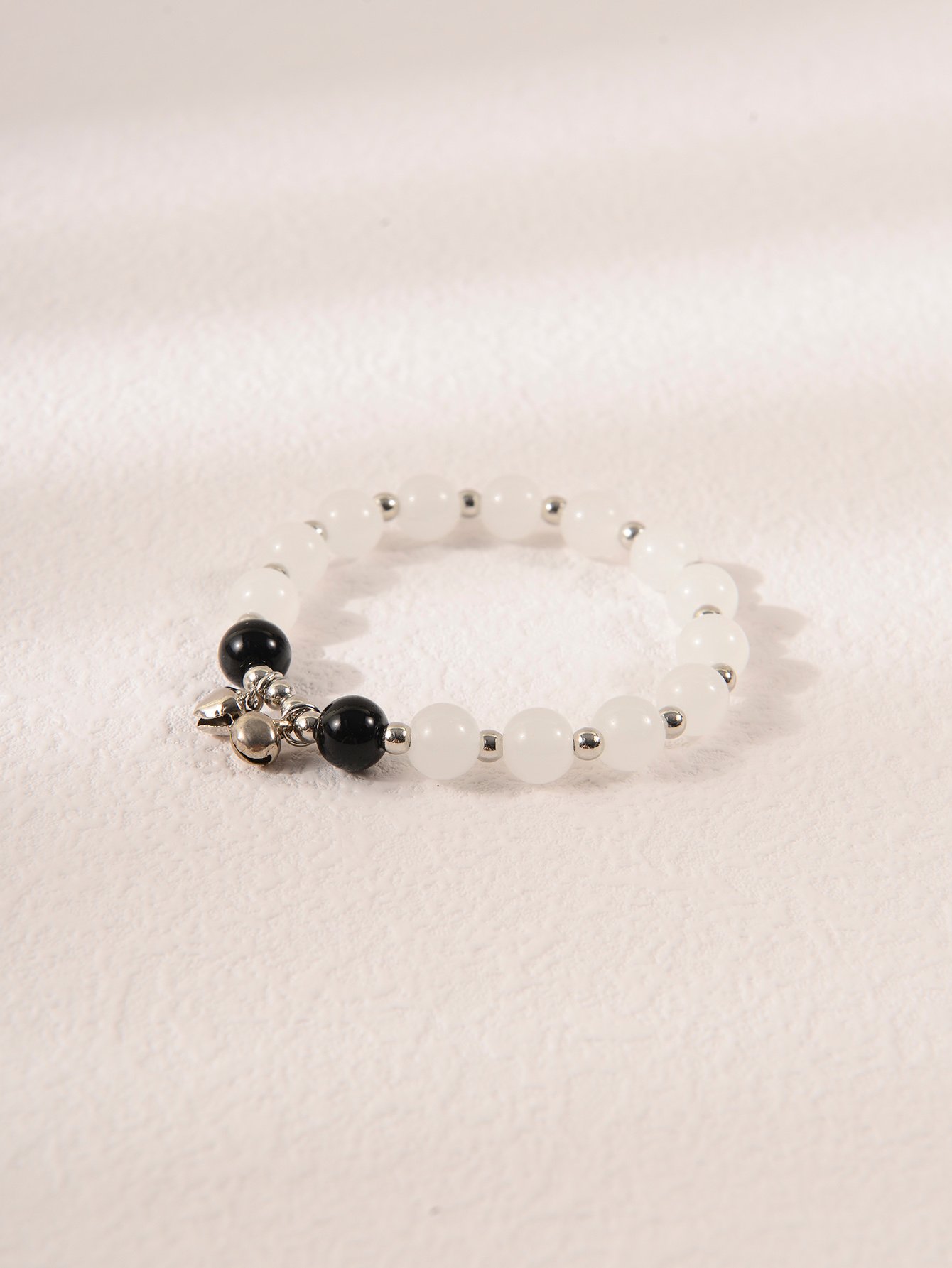 1PC Color Block Beaded Stretch Bracelet