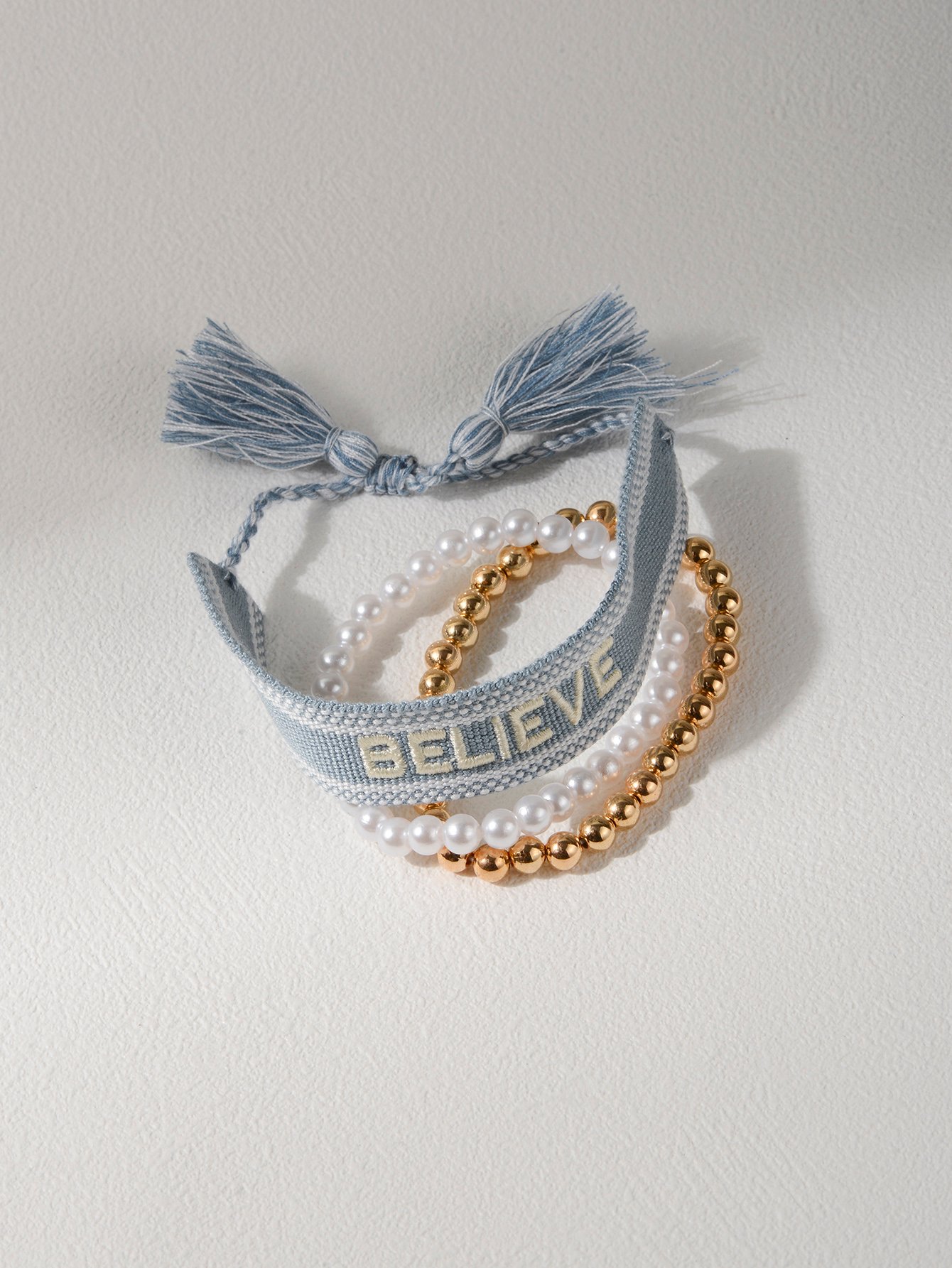 Pack of 3 - Beaded and Woven Bracelets