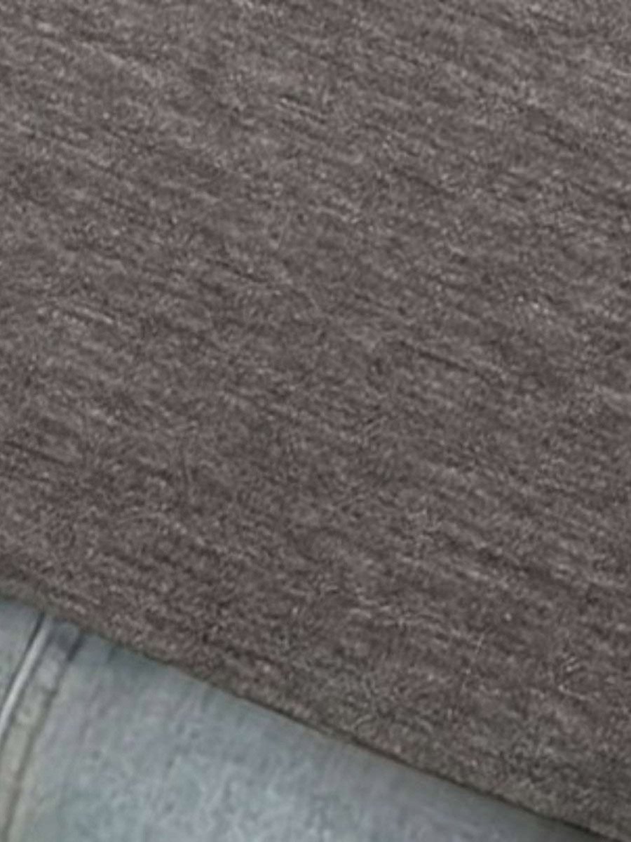 Grey Knit Short Sleeve T-Shirt