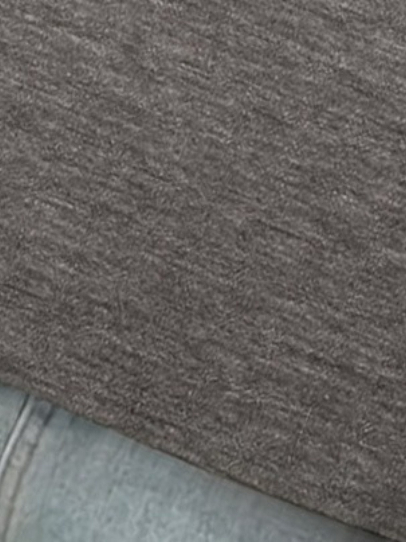 Grey Knit Short Sleeve T-Shirt