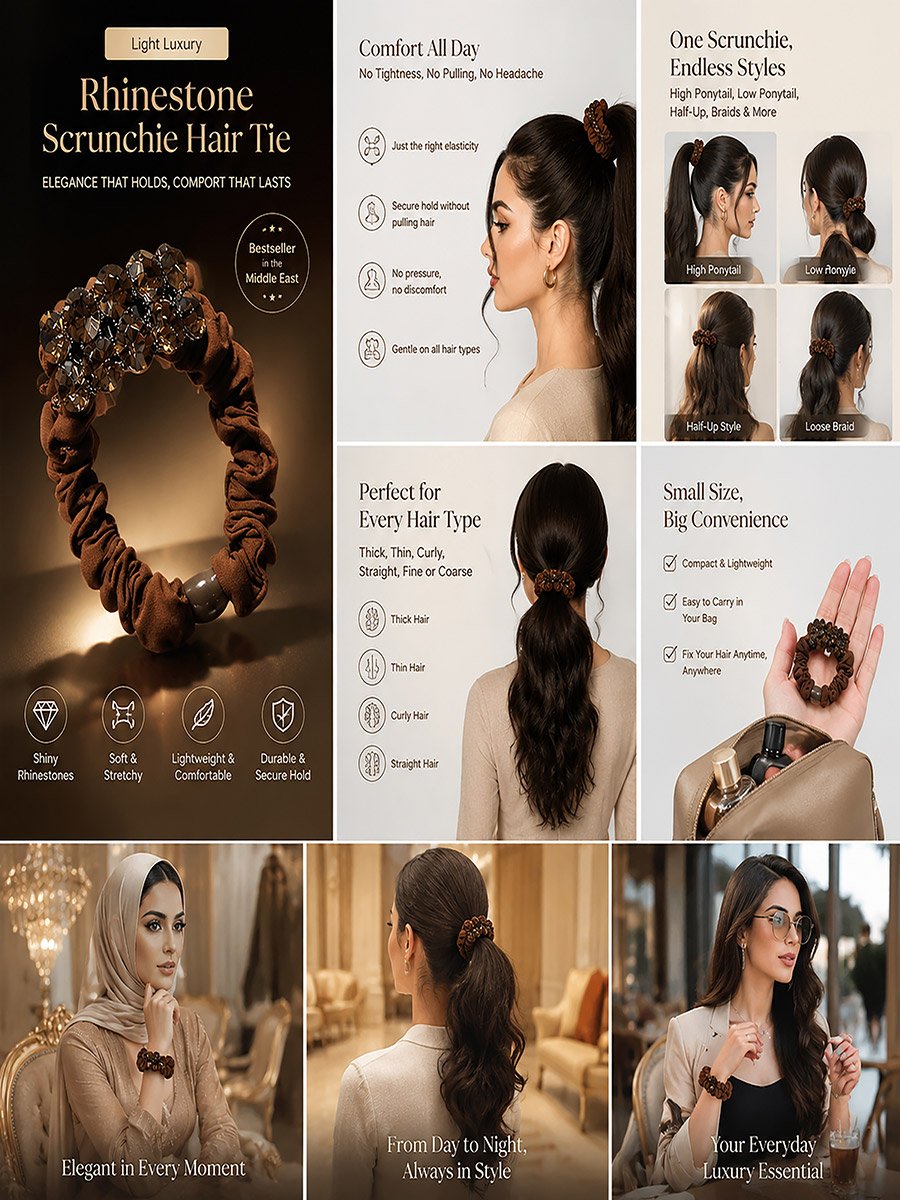 Embellished Scrunchies