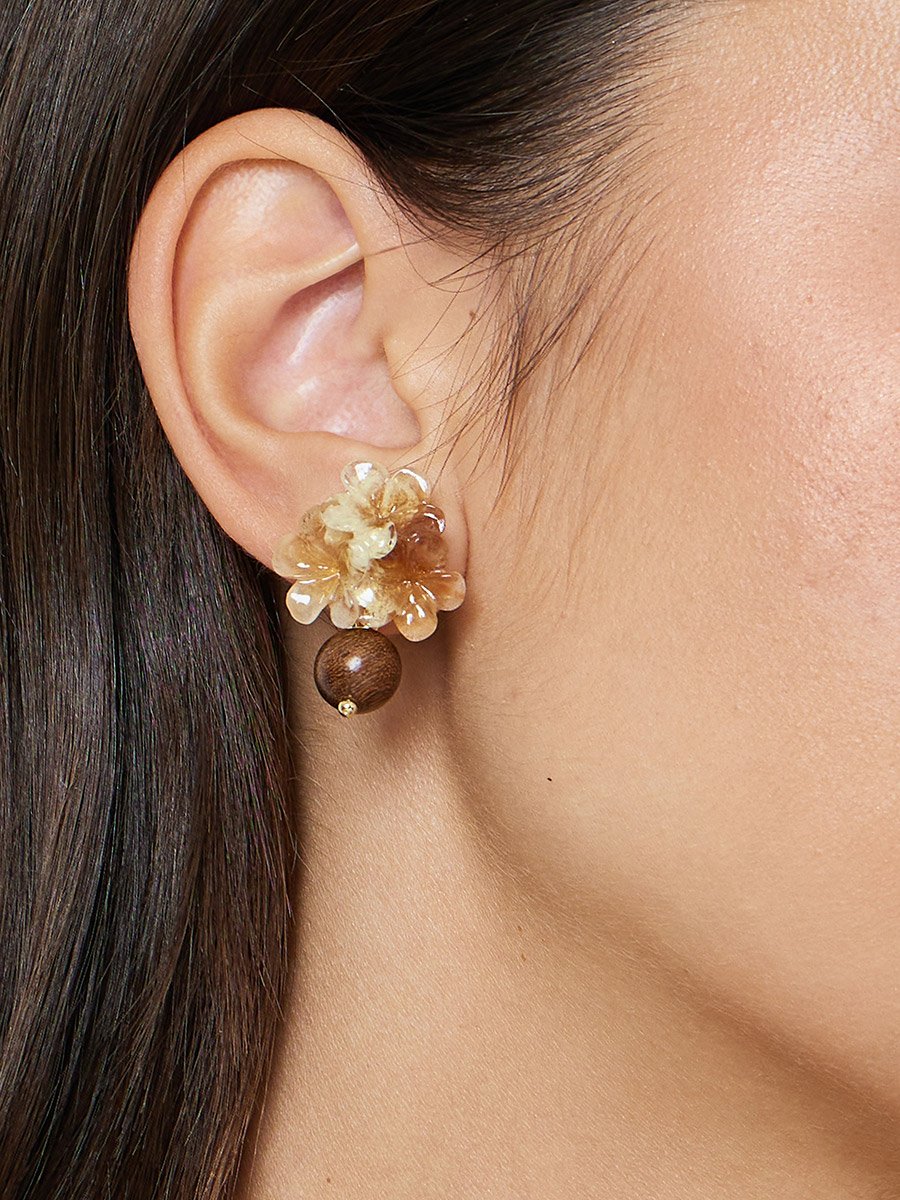 Flower Dangle Earrings