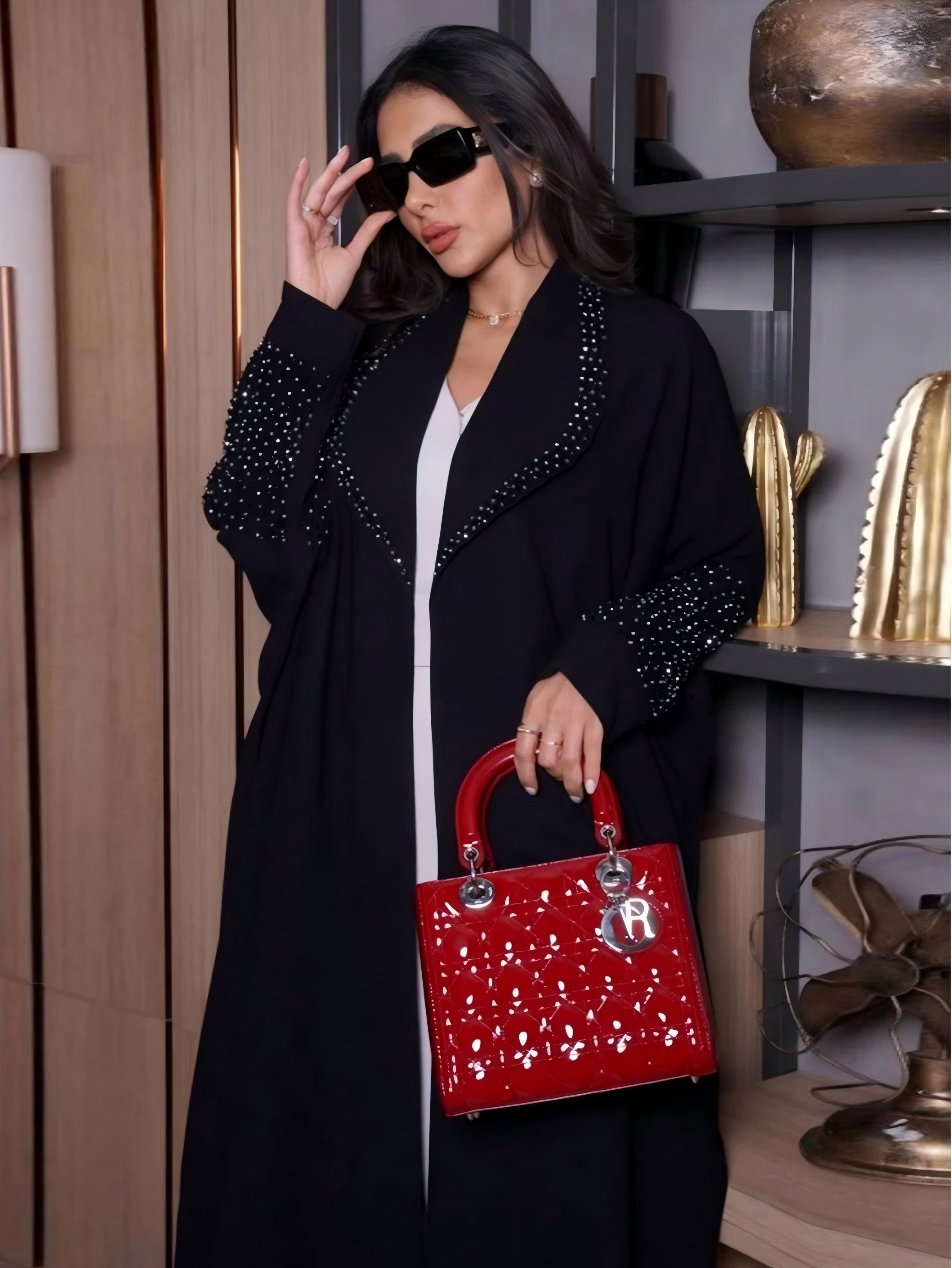 عباية سادة سوداء