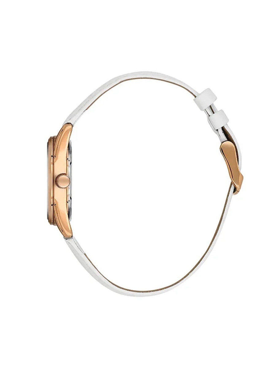 Premium White Leather Watch for Women DK.6.14135-5