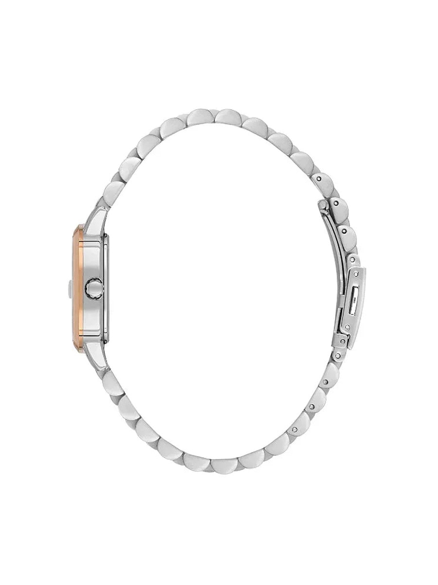 Premium Silver and Rose Gold Stainless Steel Watch for Women DK.1.14129-6