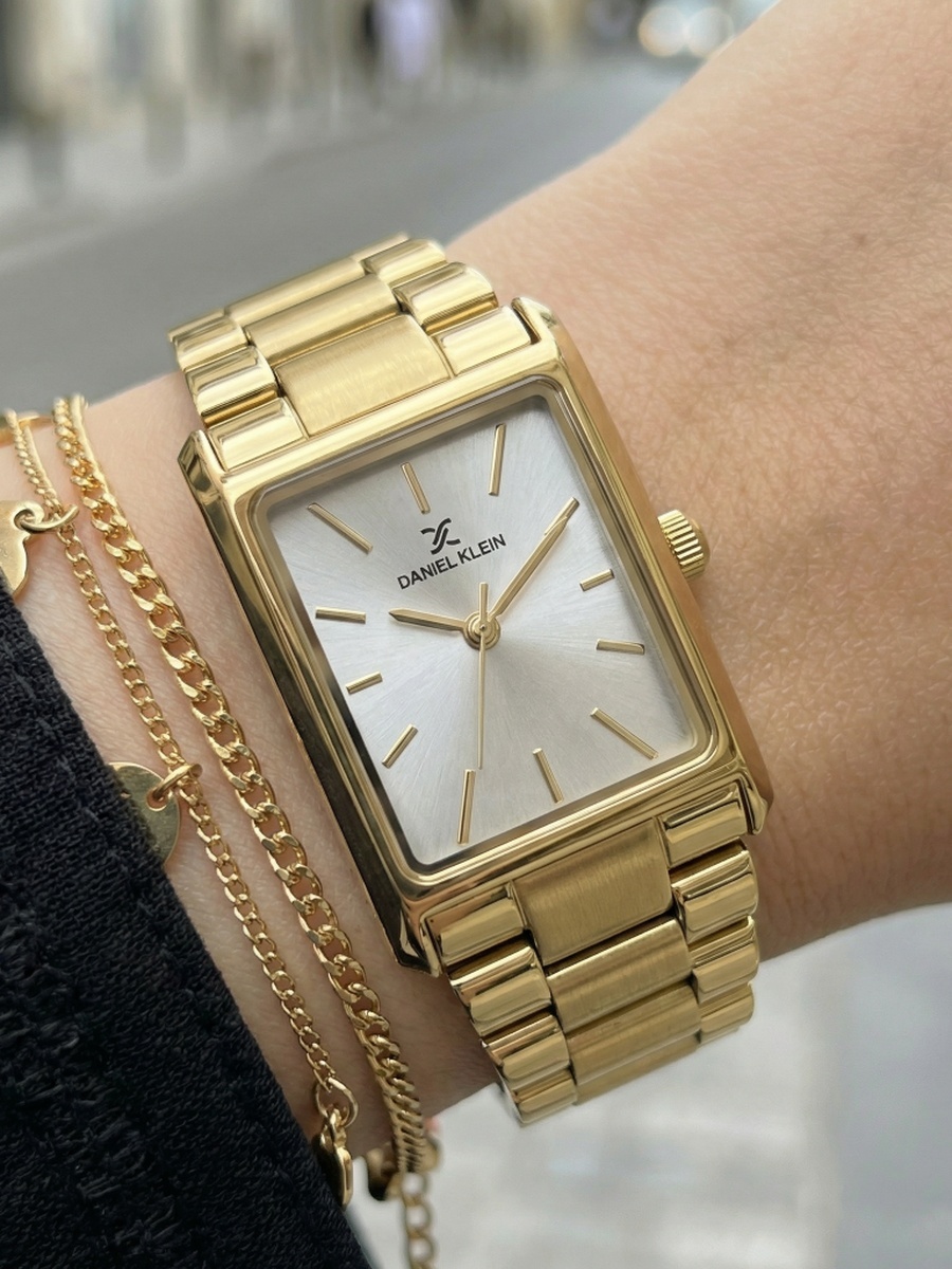 Premium Gold Stainless Steel Watch for Women DK.1.14123-2