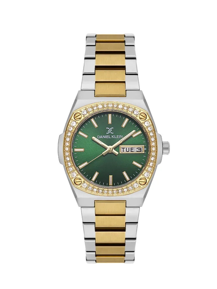 Premium Silver and Gold Stainless Steel Watch for Women DK.1.14122-4