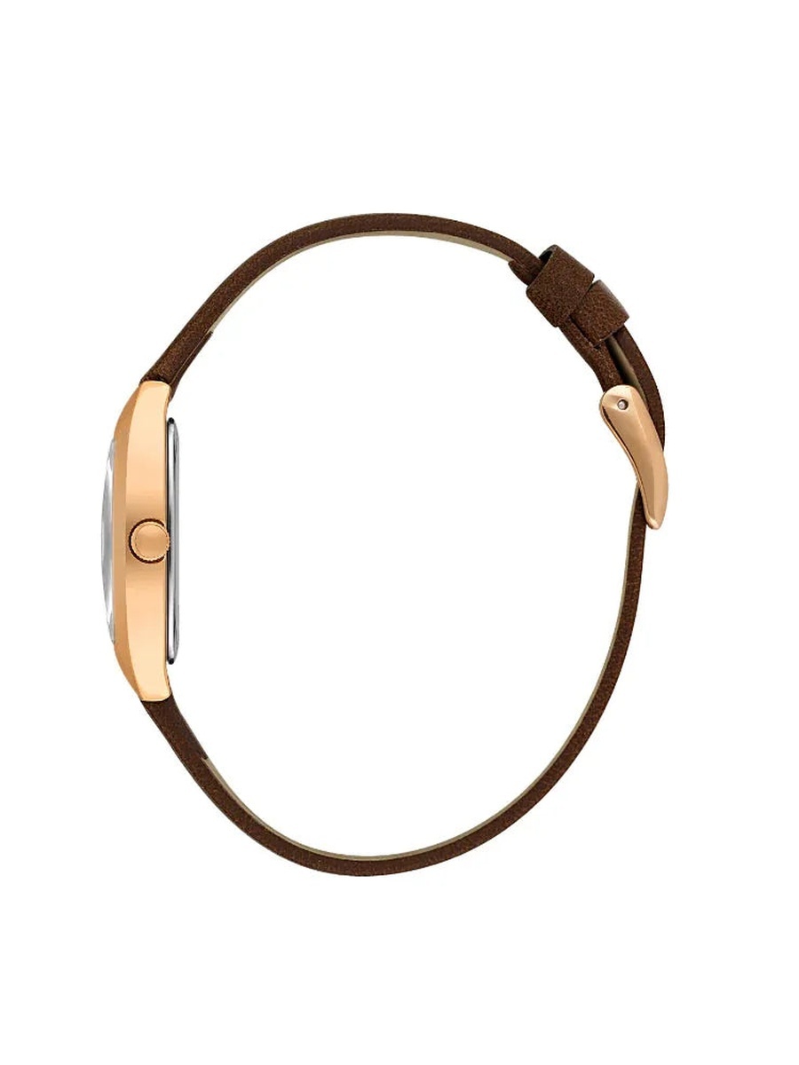 Premium Coffee Brown Leather Watch for Women DK.1.14120-6