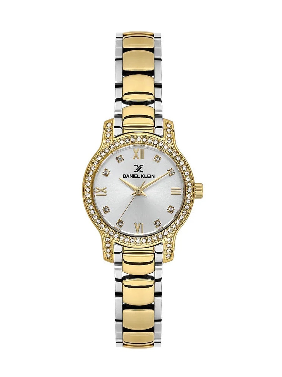 Premium Silver and Gold Stainless Steel Watch for Women DK.1.14118-4