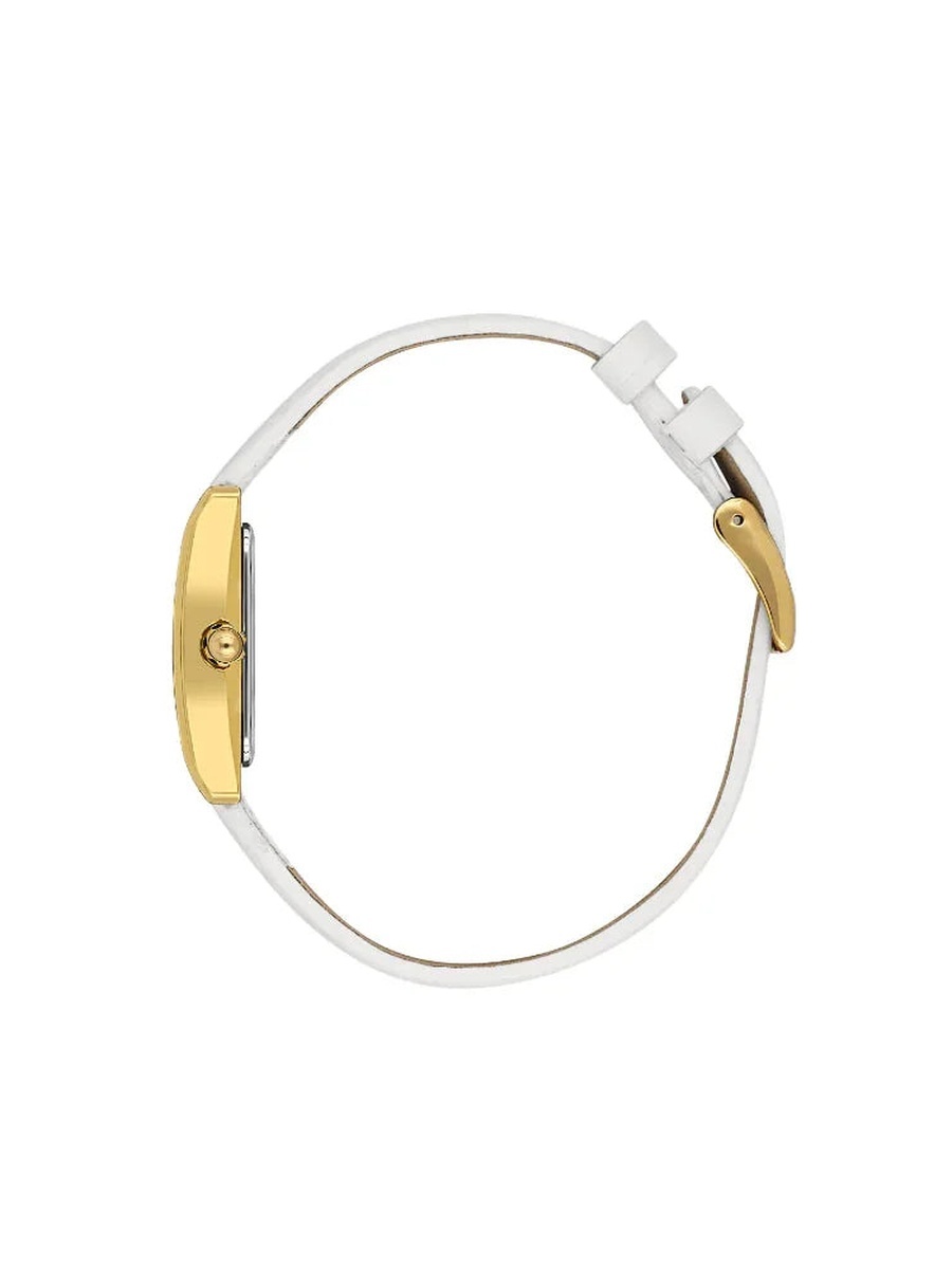 Premium White Leather Watch for Women DK.1.14112-3