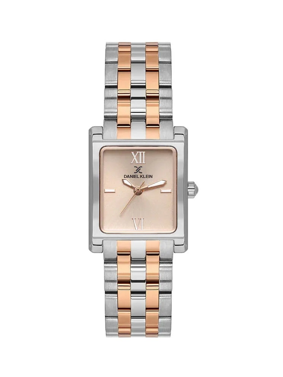 Premium Silver and Rose Gold Stainless Steel Watch for Women DK.1.14111-6