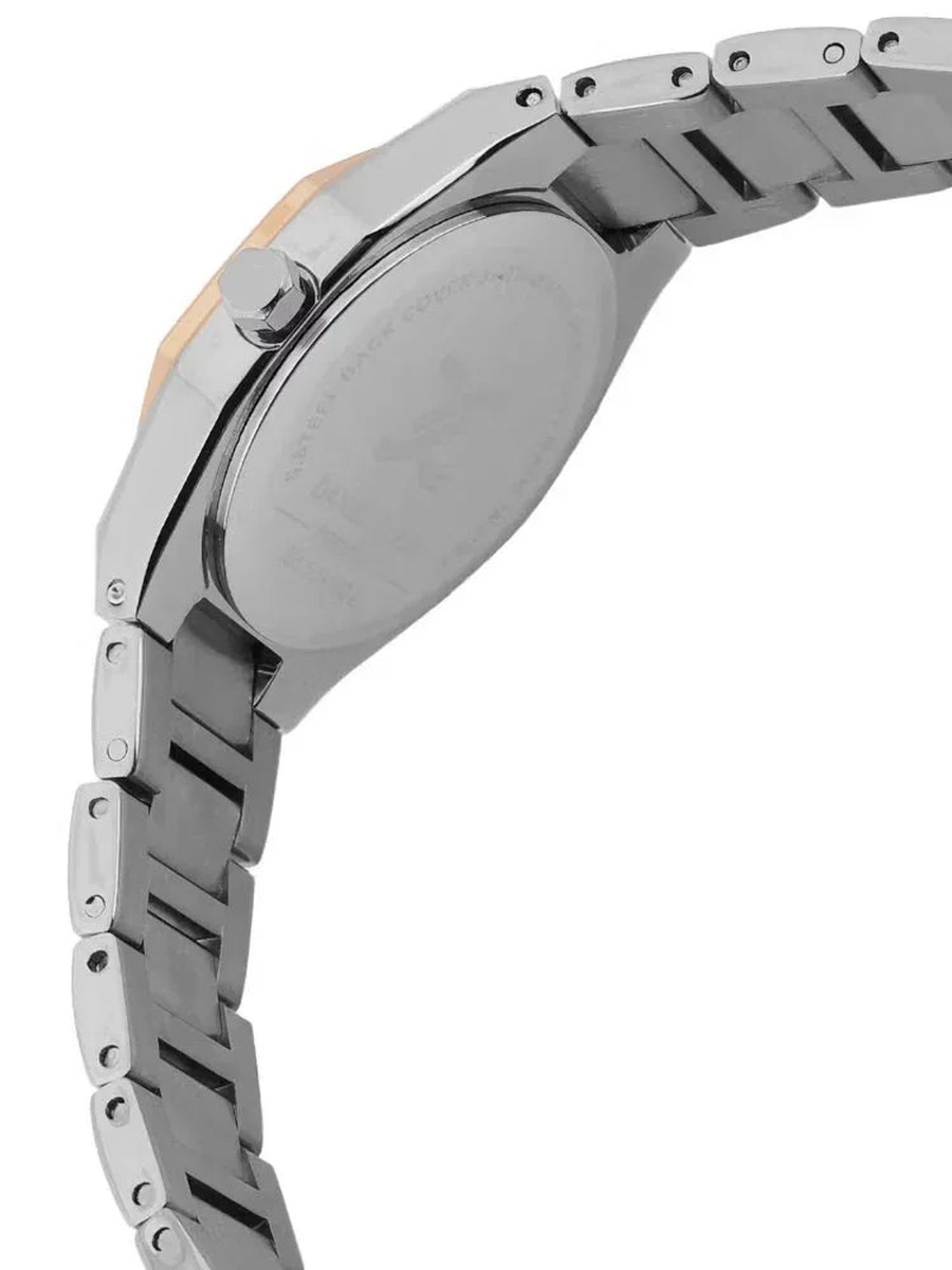 Premium Silver and Rose Gold Stainless Steel Watch for Women DK.1.14109-6