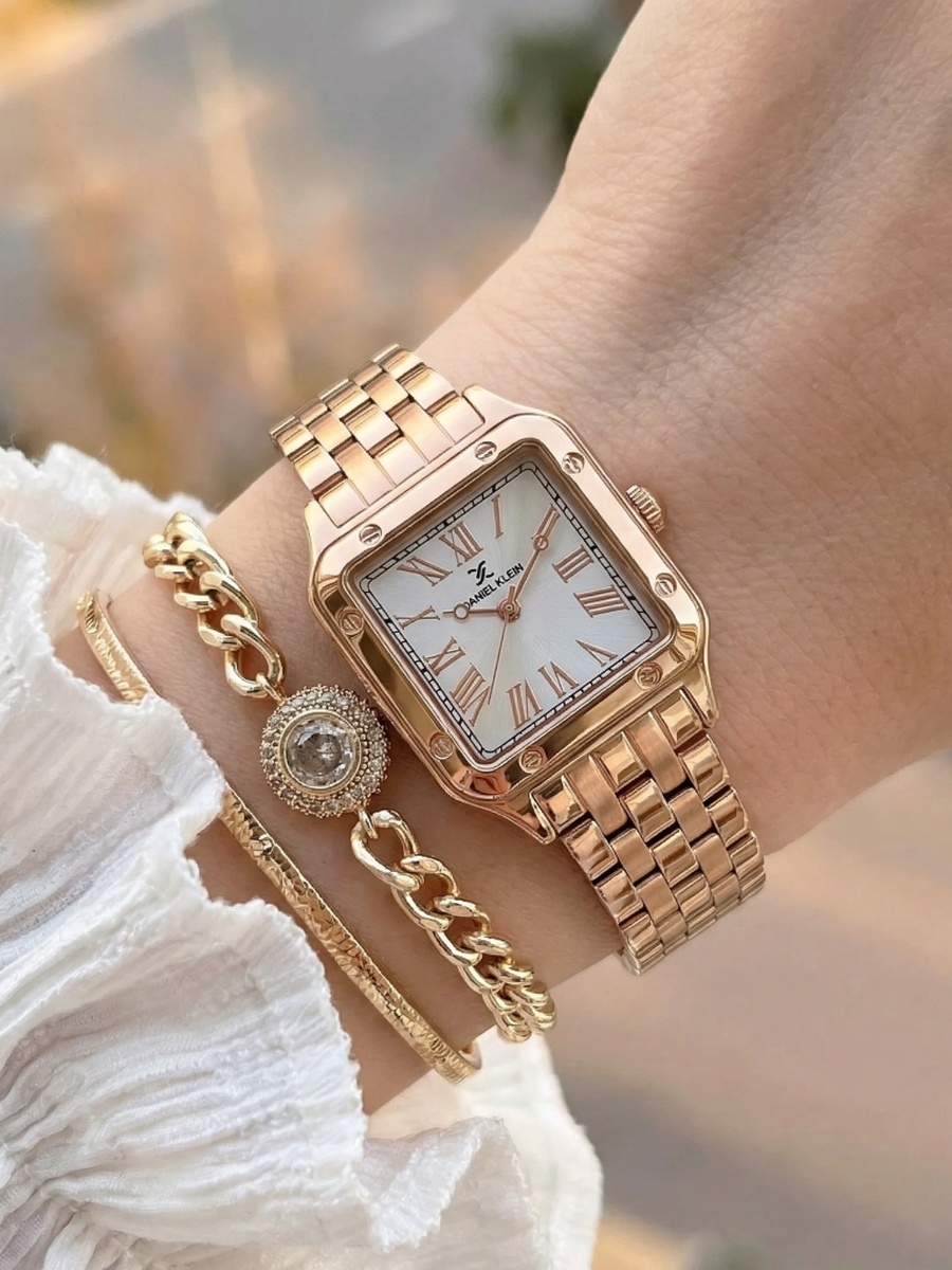 Premium Rose Gold Stainless Steel Watch for Women DK.1.14104-6