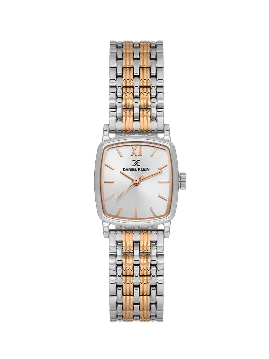 Premium Silver and Rose Gold Stainless Steel Watch for Women DK.1.14102-6
