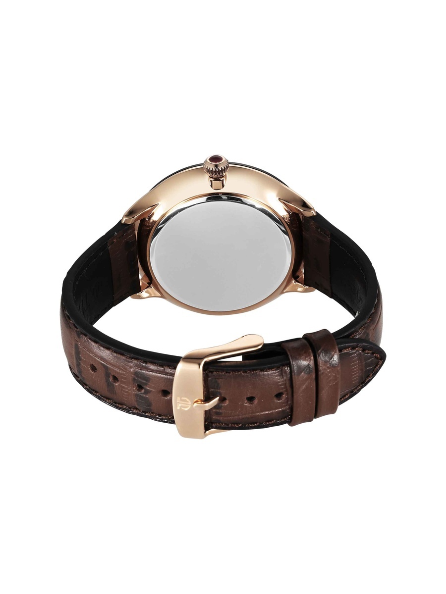 Neo Brown Dial Watch with Leather Strap
