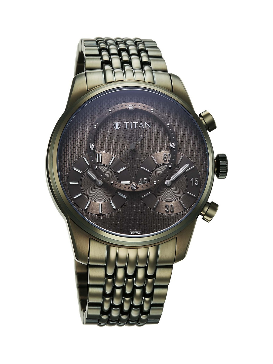 Men Micromotors Independent Hour, Minute and Second Sub-Dial Watch