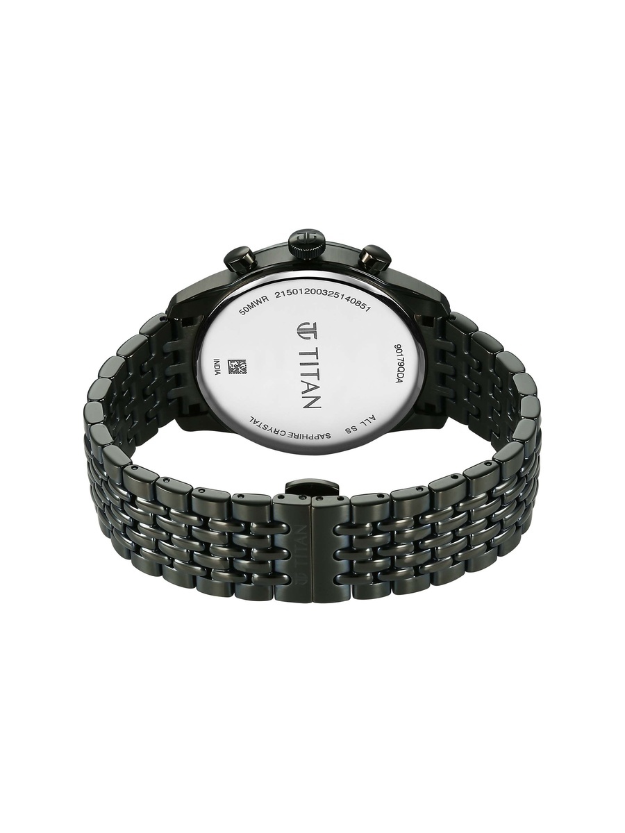 Men Micromotors Independent Hour, Minute and Second Sub-Dial Watch