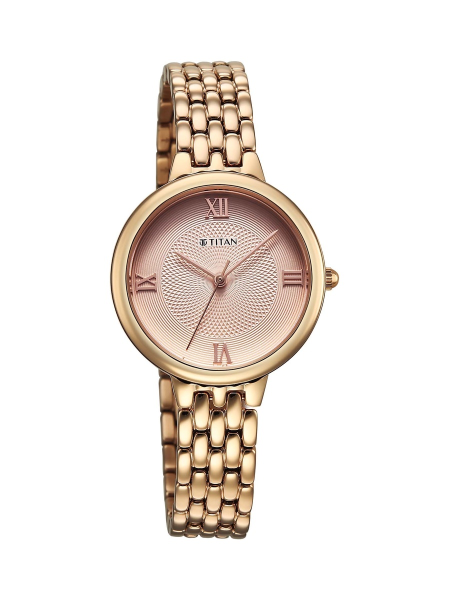 Women Raga Pink Dial Analog Watch with Stainless Steel Strap
