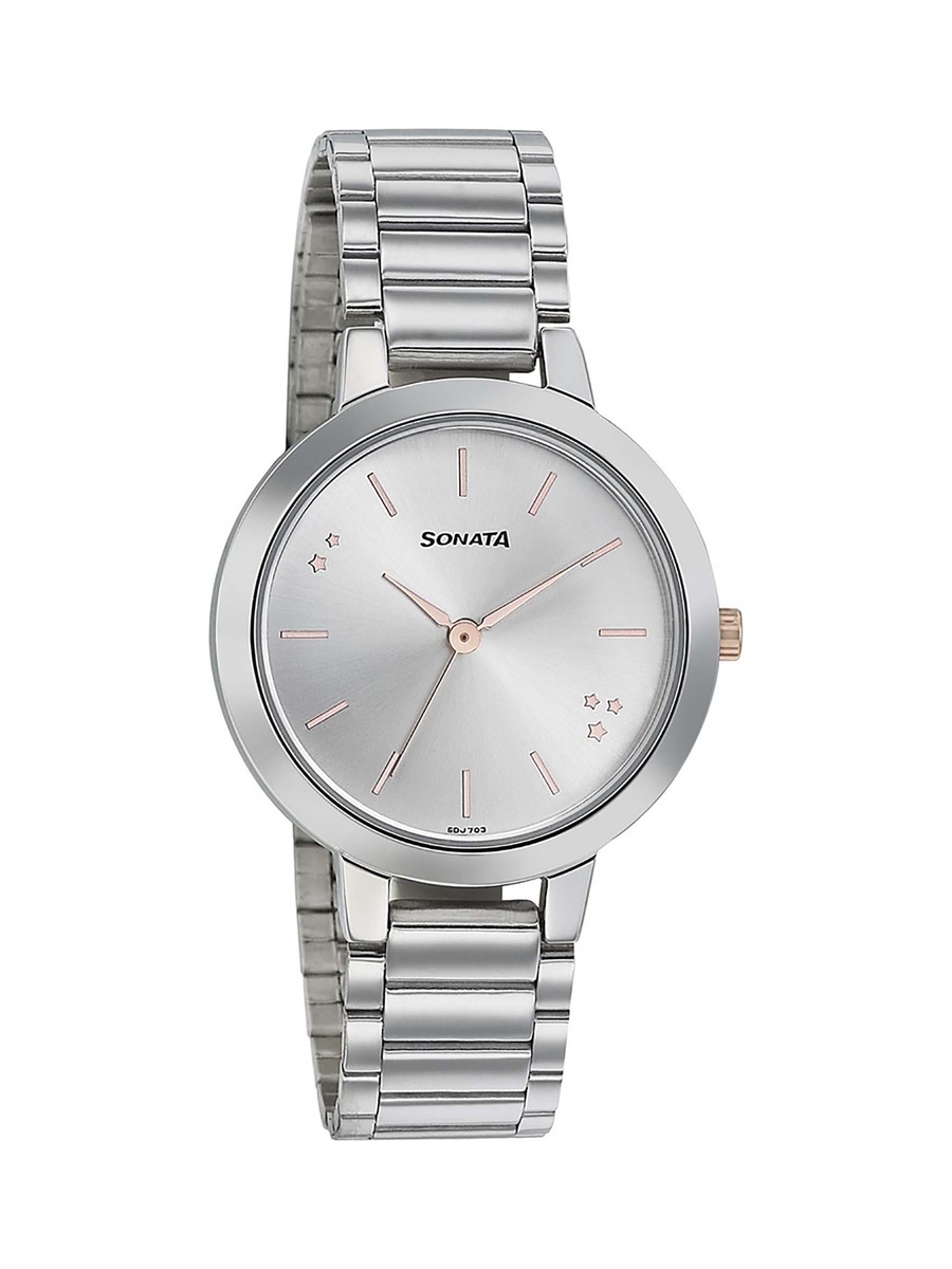 Women Silver Analog Watch