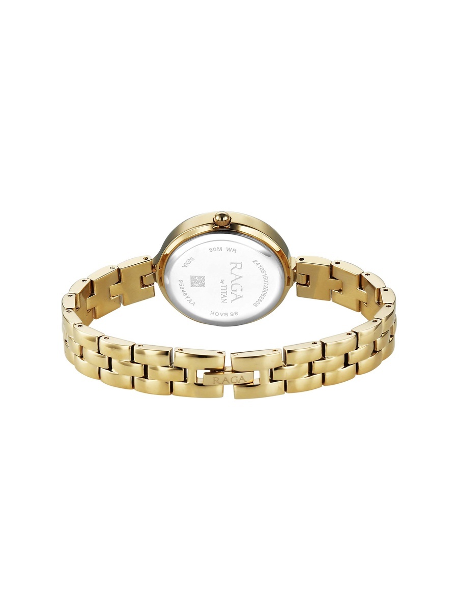 Women Raga Showstopper Quartz Women with White Dial and Metal Strap