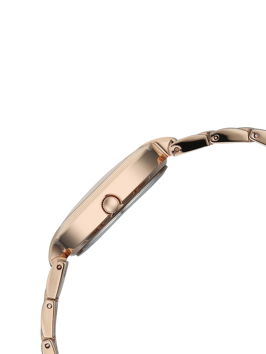 Women Raga Showstopper Quartz Analog Watch with White Dial and Rose Gold Metal Strap