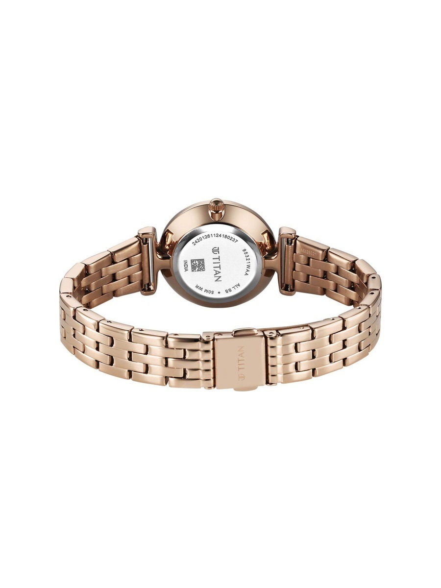 Women Workmode Watch with Silver Dial and Stainless Steel Strap, Quartz Movement