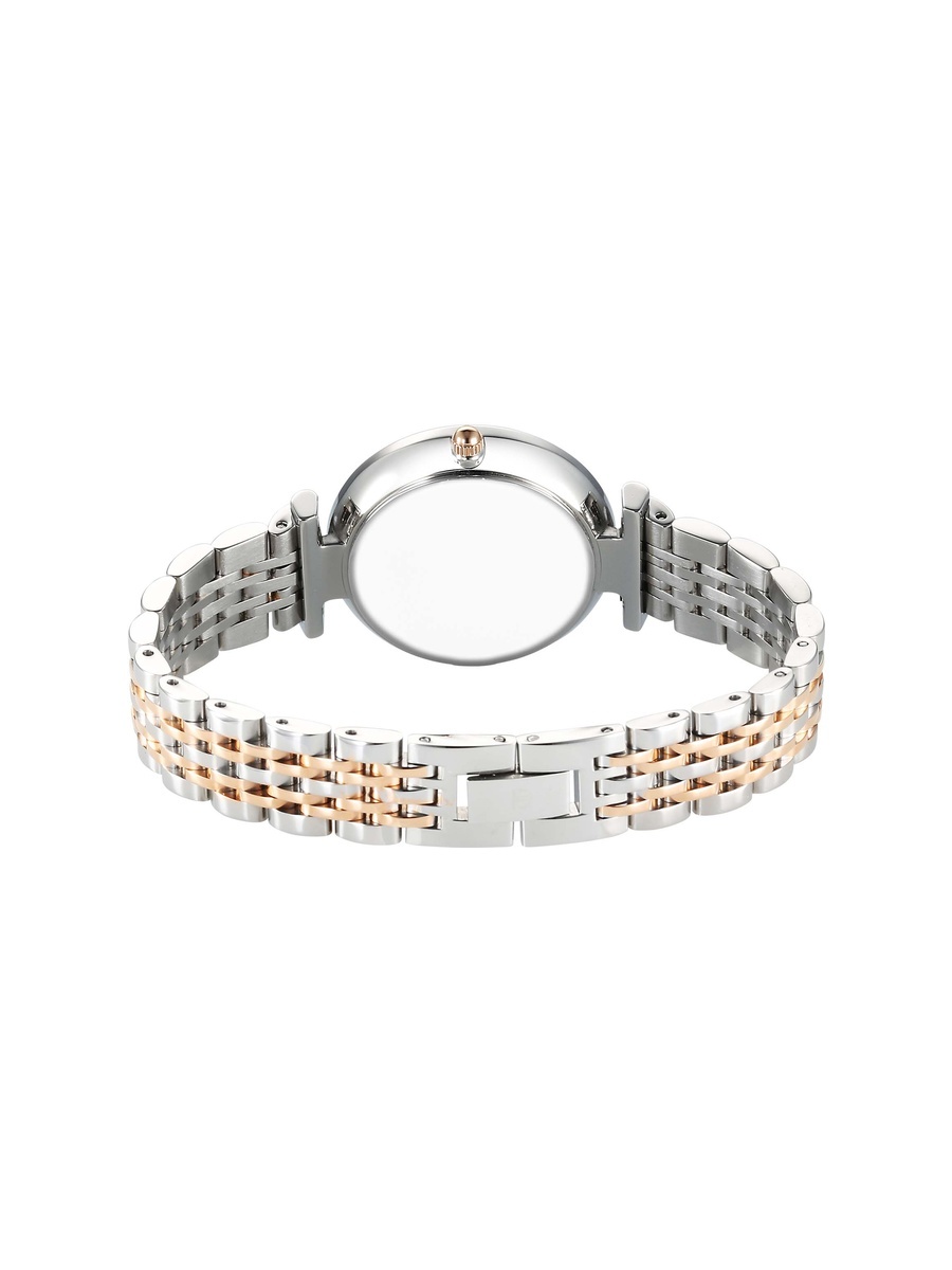 Women Workmode Watch with Silver Dial and Stainless Steel Strap, Quartz Movement