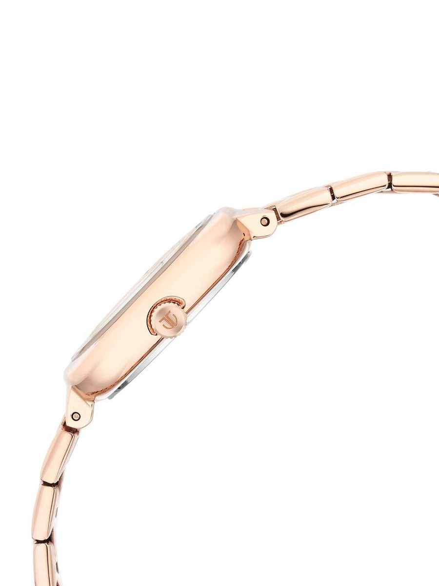 Women Horizon Analog Watch with Rose Gold Dial and Stainless Steel Strap