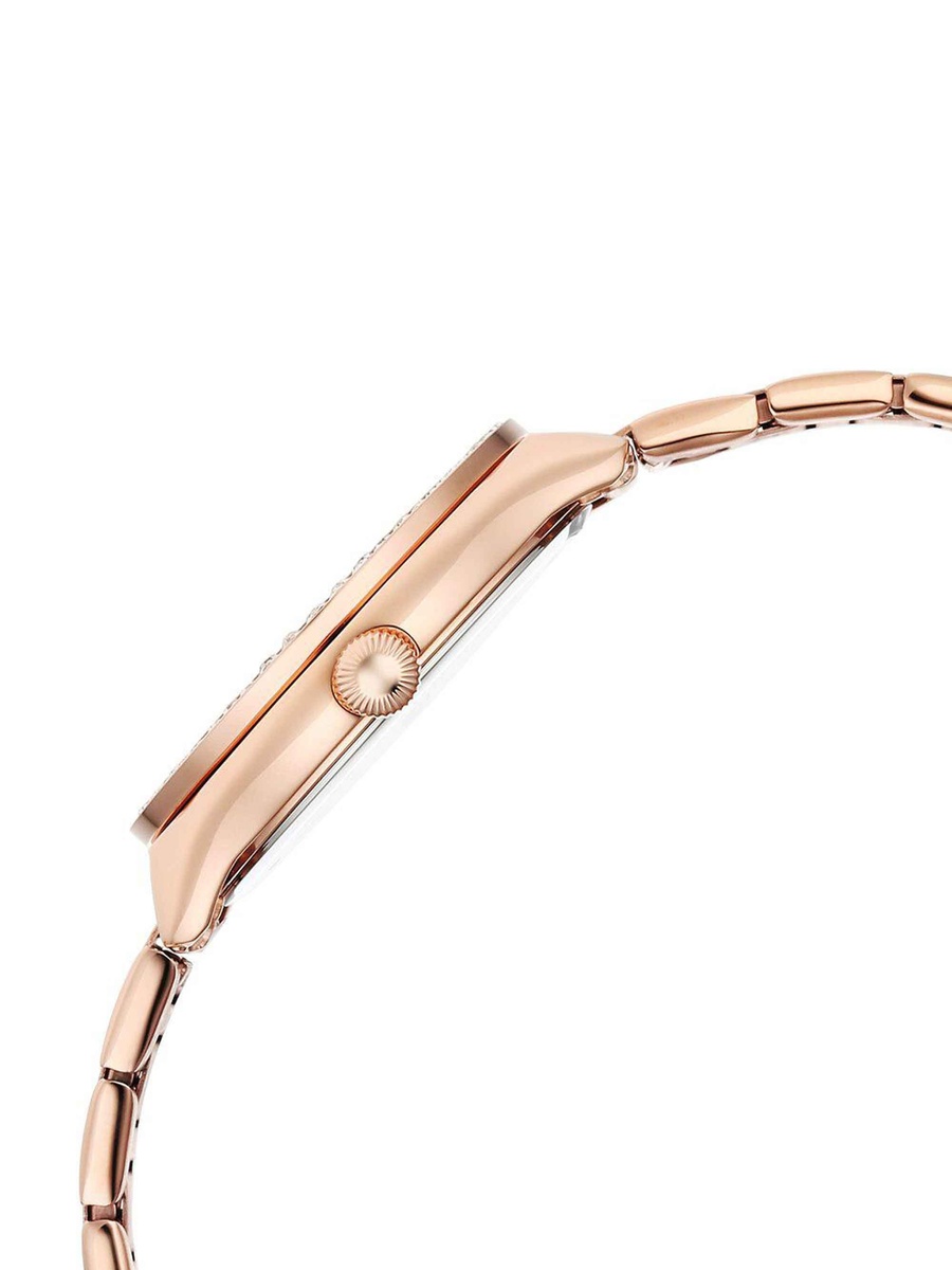 Women Glamour Quartz Analog with Date Mother Of Pearl Dial and Stainless Steel Strap