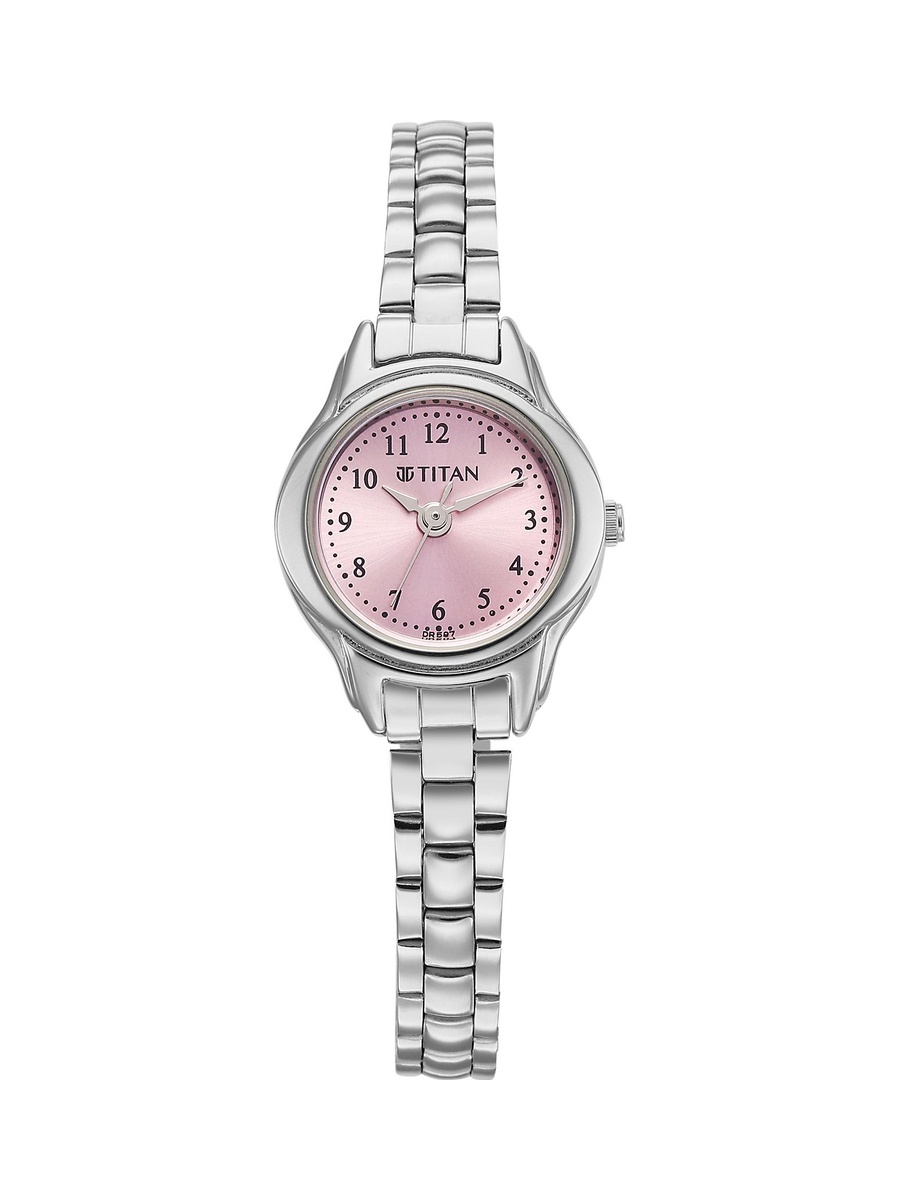 Women Karishma Watch with Champagne Dial and Stainless Steel Strap, Quartz