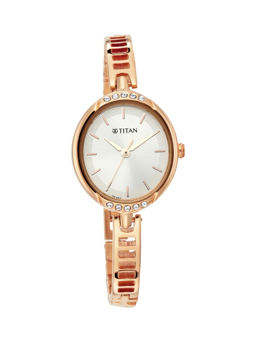 Women Karishma Watch with Silver Dial and Metal Strap, Quartz, Mineral Glass