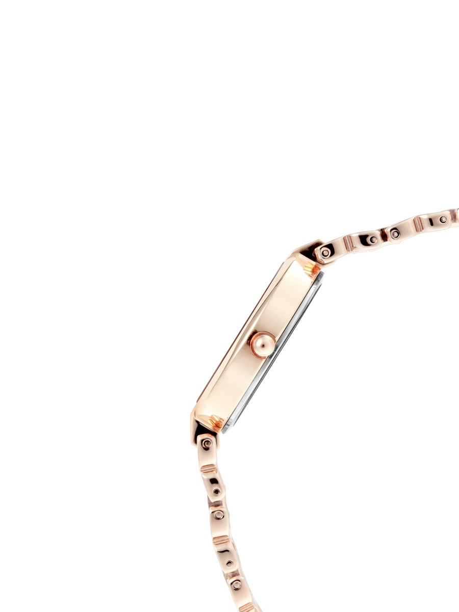 Women Raga Viva Watch with Rose Gold Dial and Metal Strap, Quartz