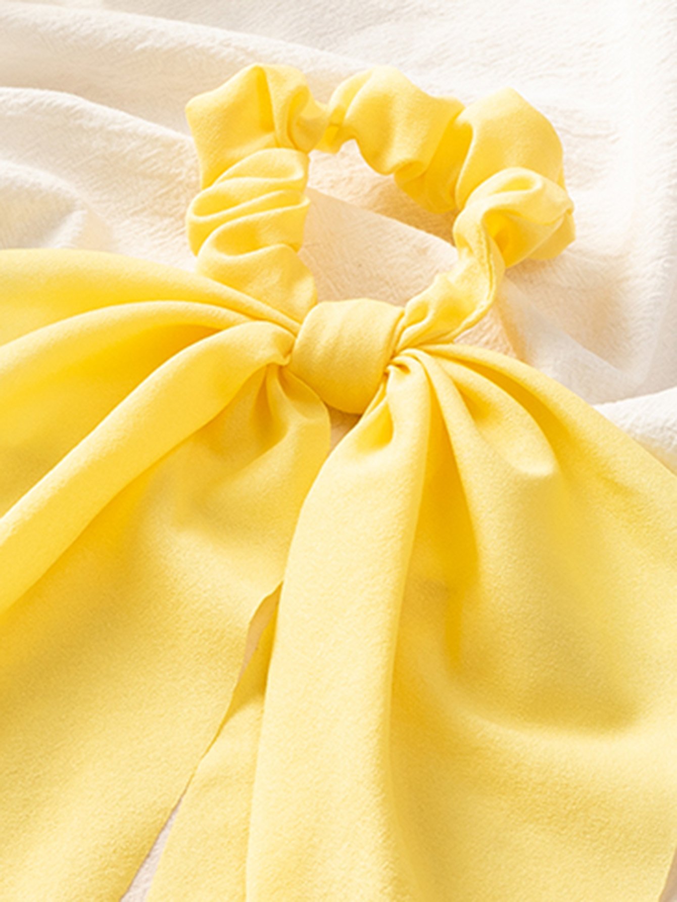 Solid Bow Hair Tie