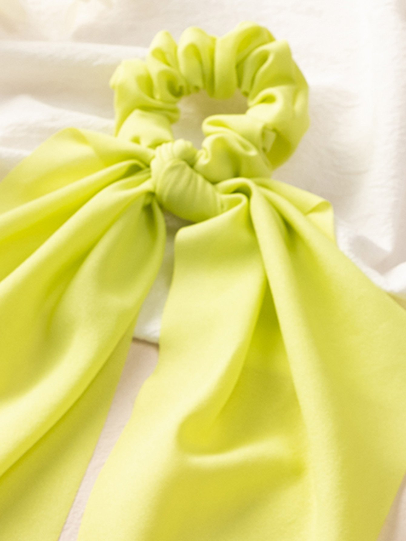 Solid Bow Hair Tie