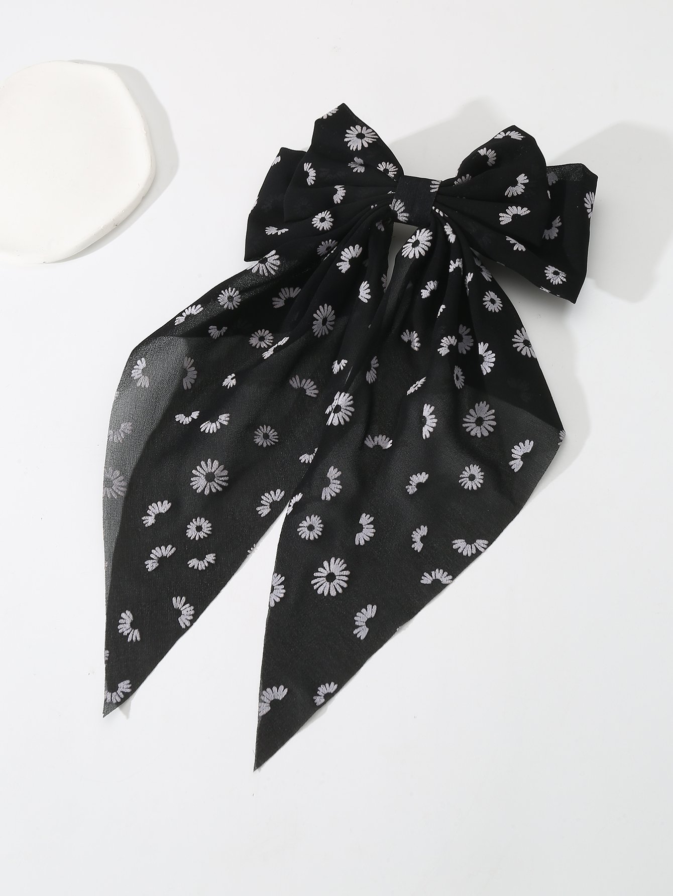 Daisy Bow Hair Clip