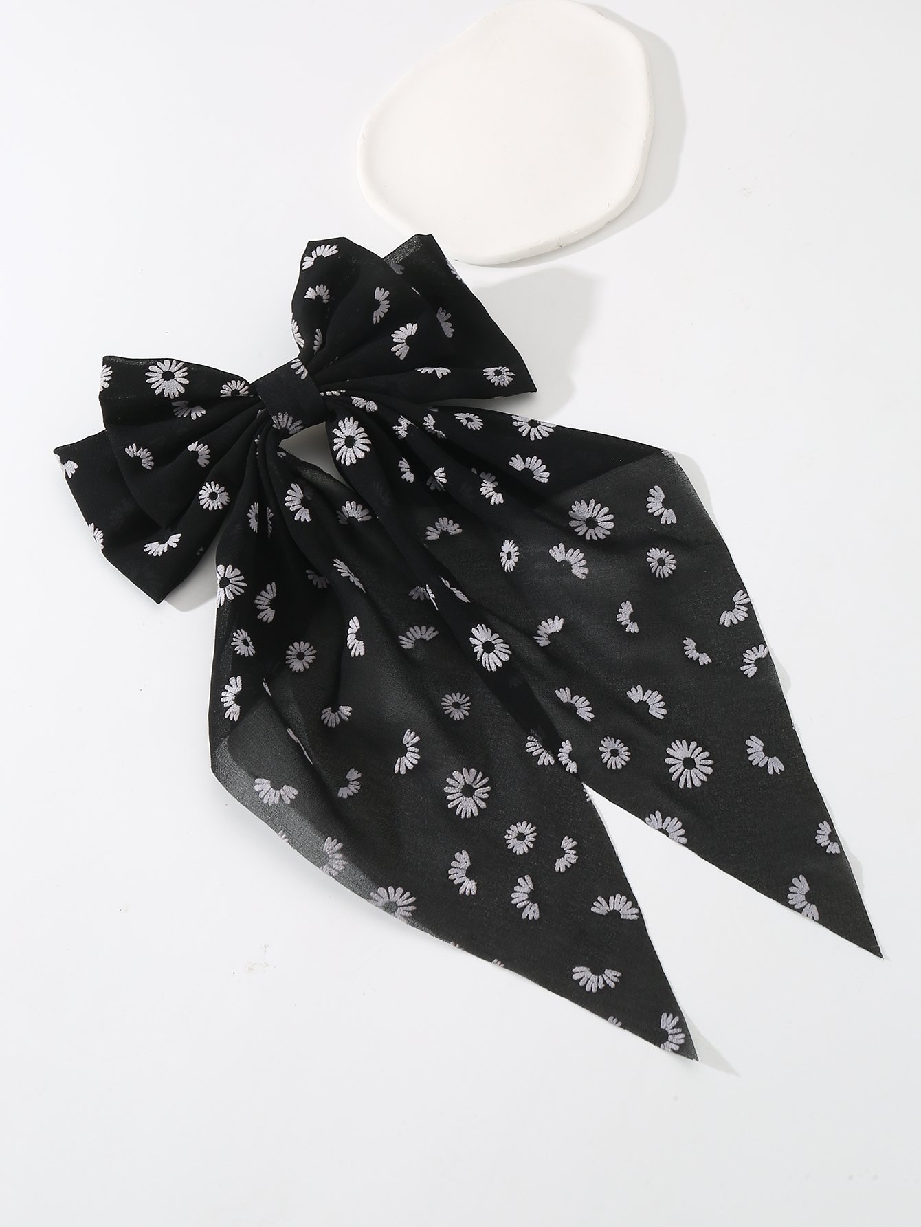 Daisy Bow Hair Clip