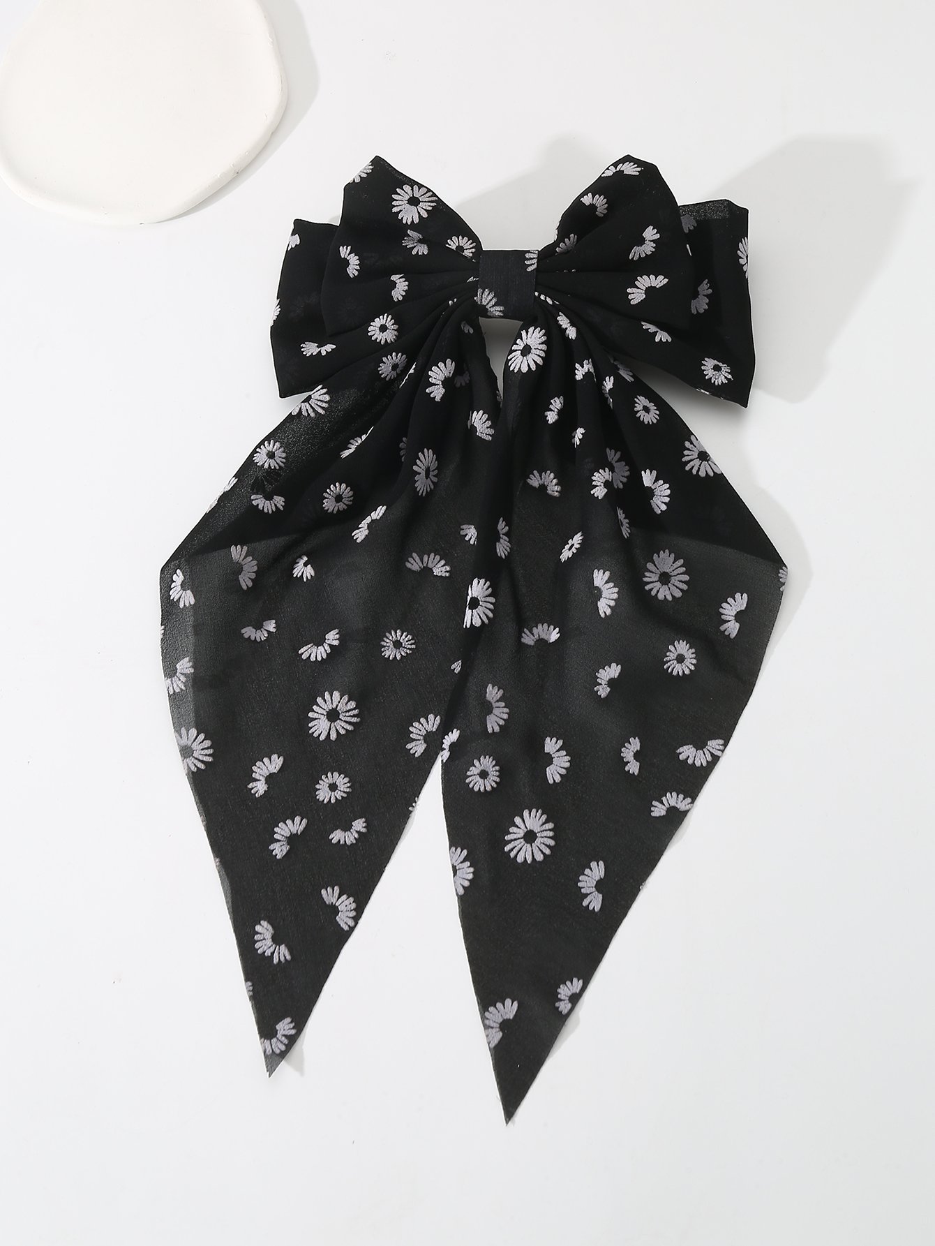 Daisy Bow Hair Clip