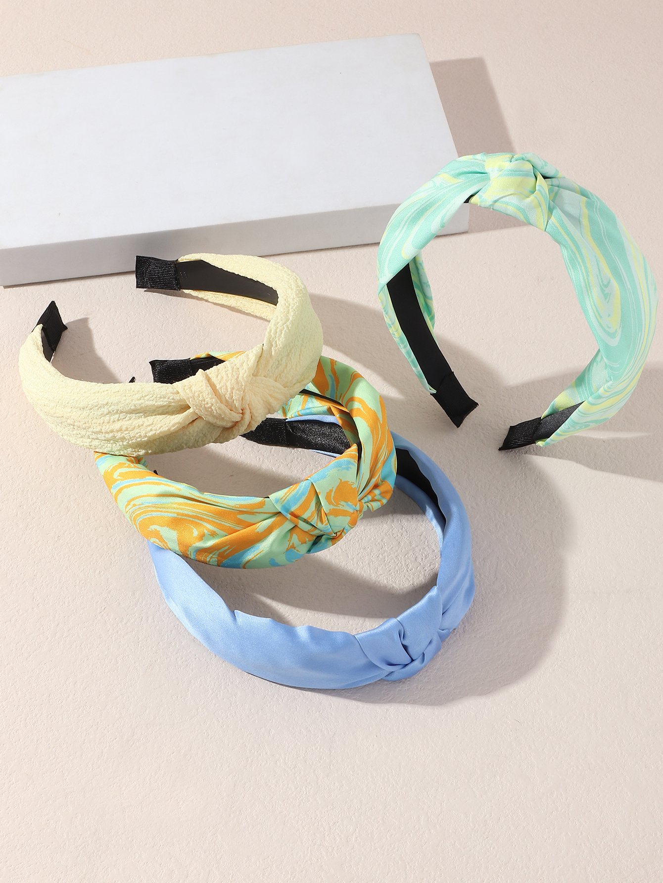 Set of 4 - Printed Knot Headband