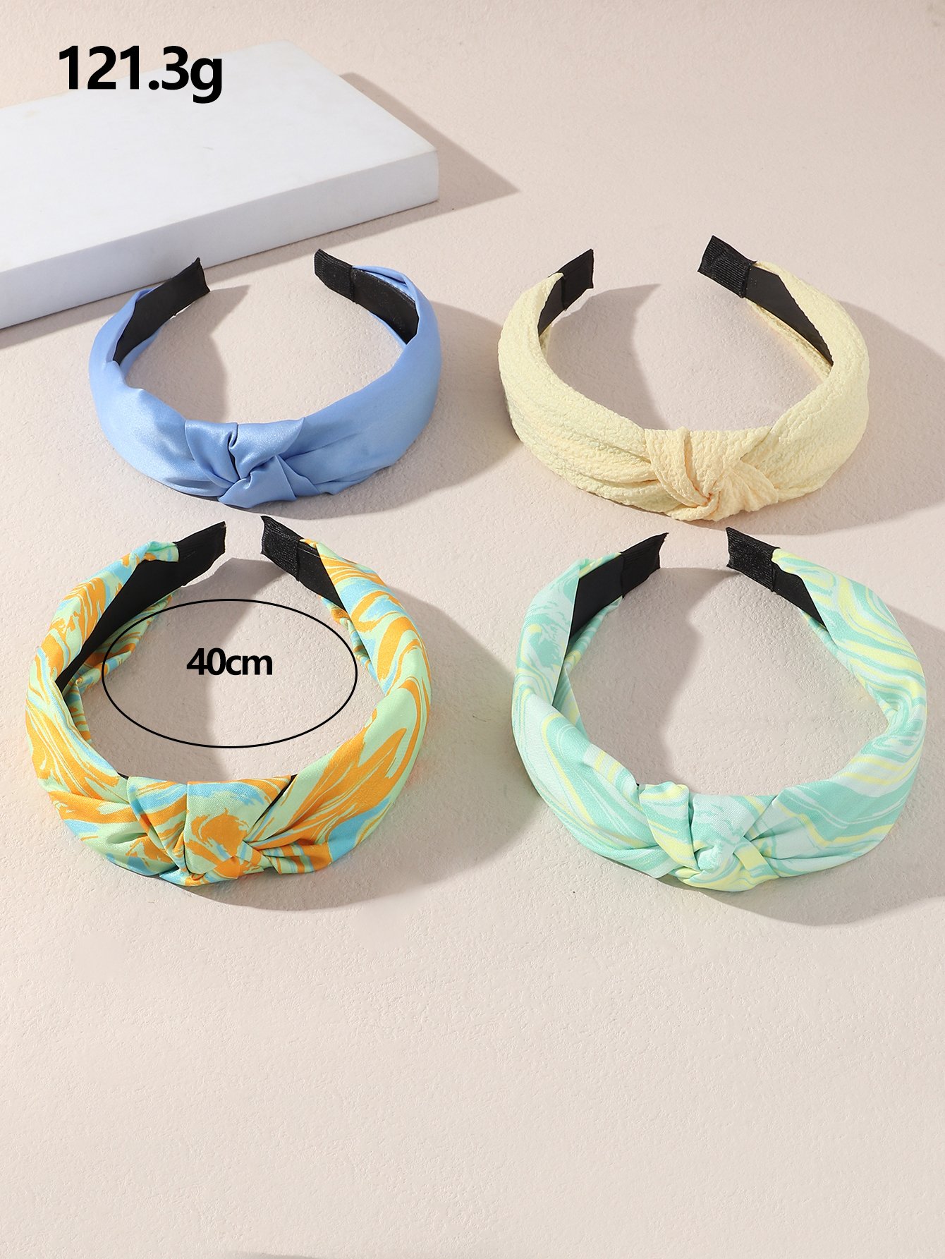 Set of 4 - Printed Knot Headband