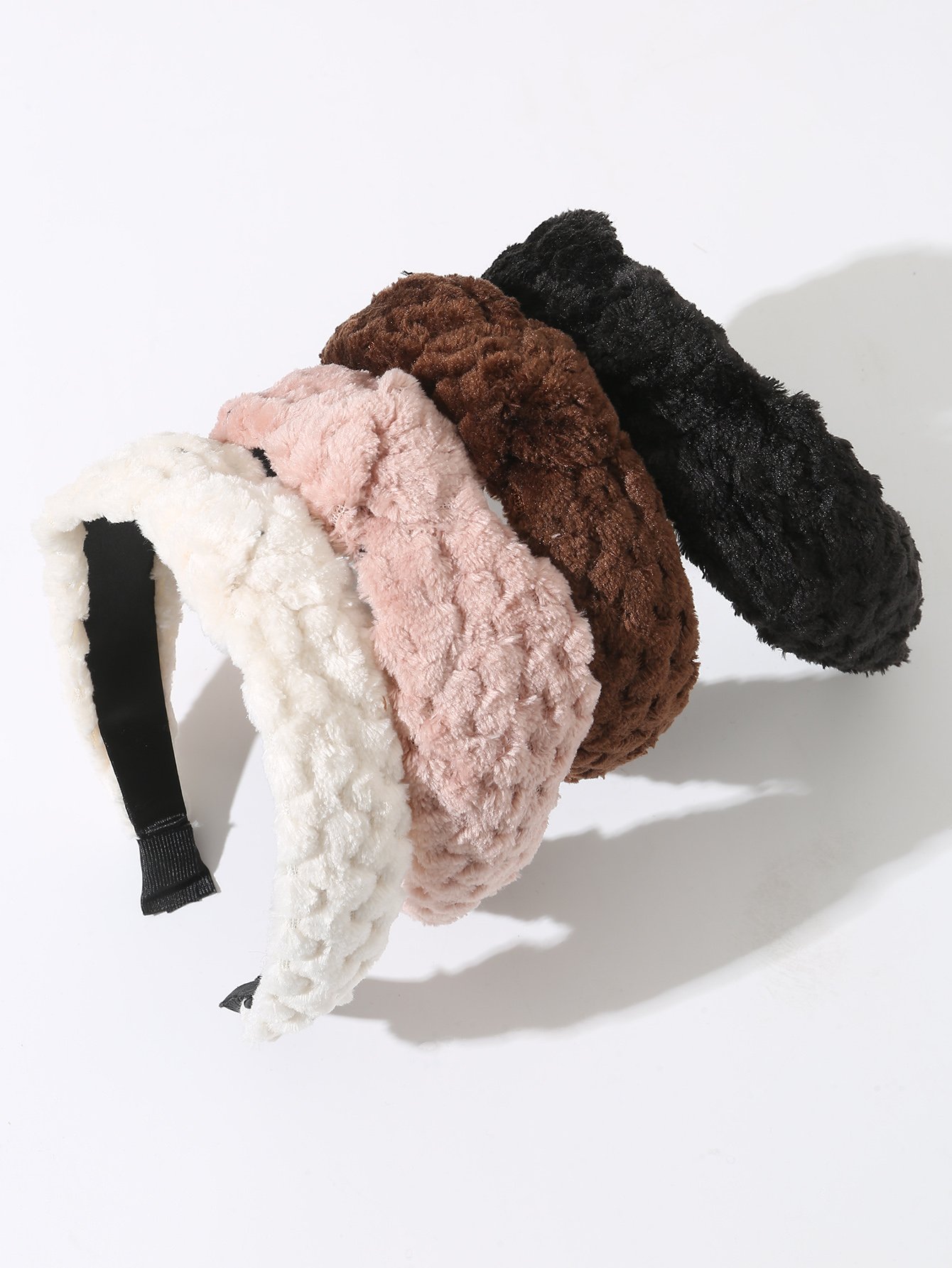 Set of 4 - Furry Knot Headband