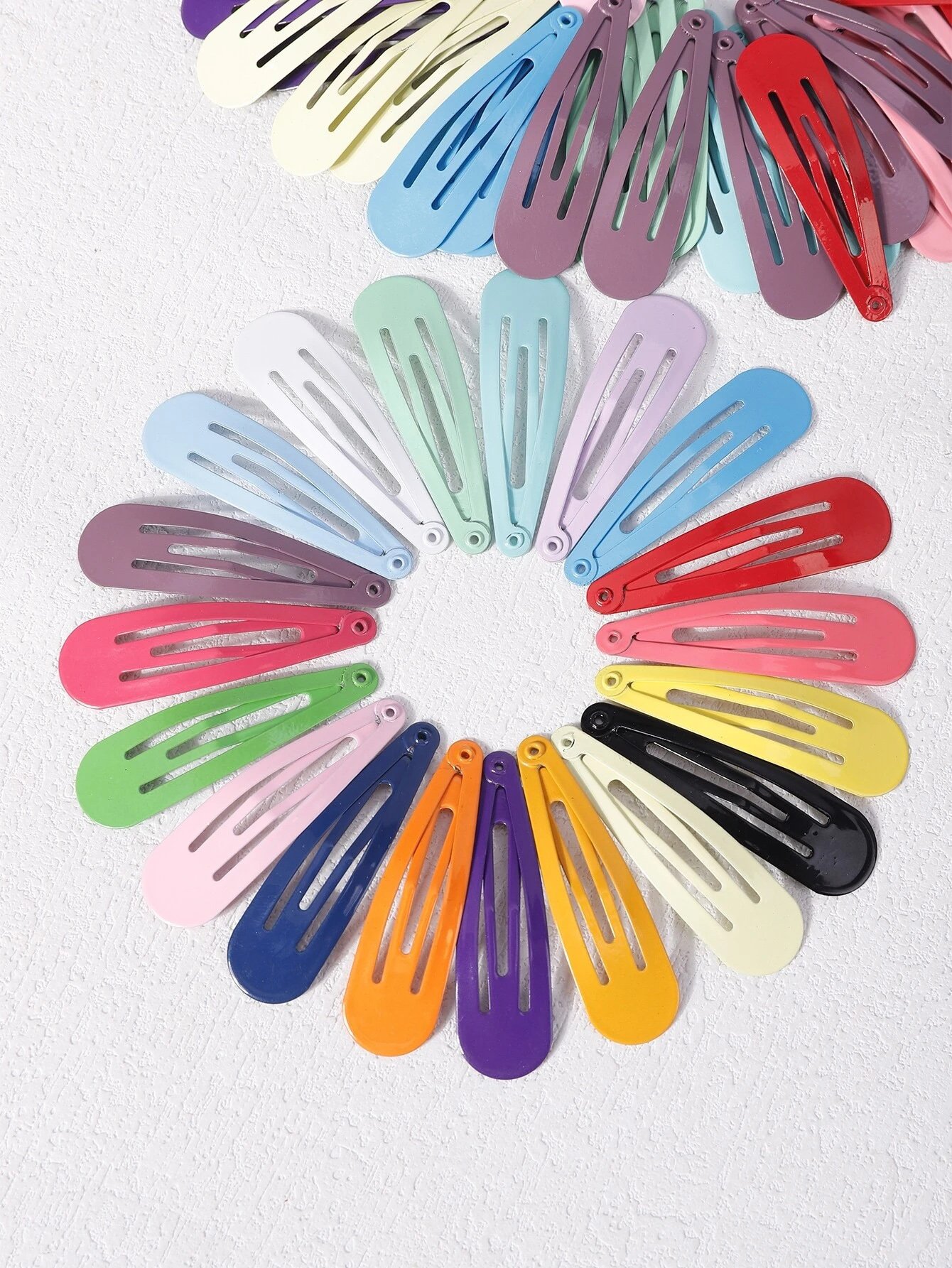 Set of 48 - Plain Fashion Hair Clips